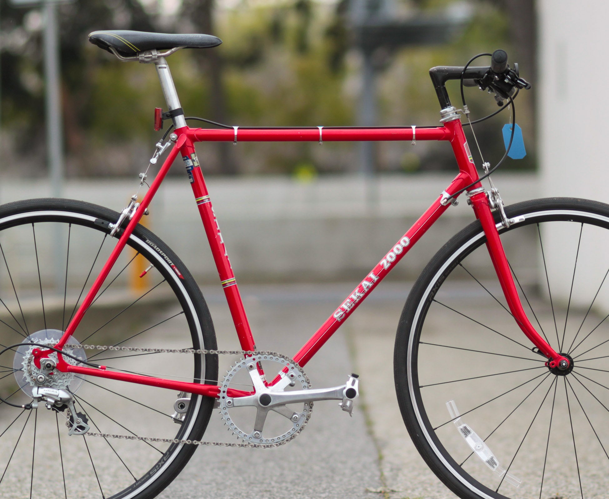 【新品未使用・未開封】BICYCLE OSMAND V2・赤デック ２種類 Sekai 2000 Vintage Road Bike Red | Used Bikes for Sale - Silicon
