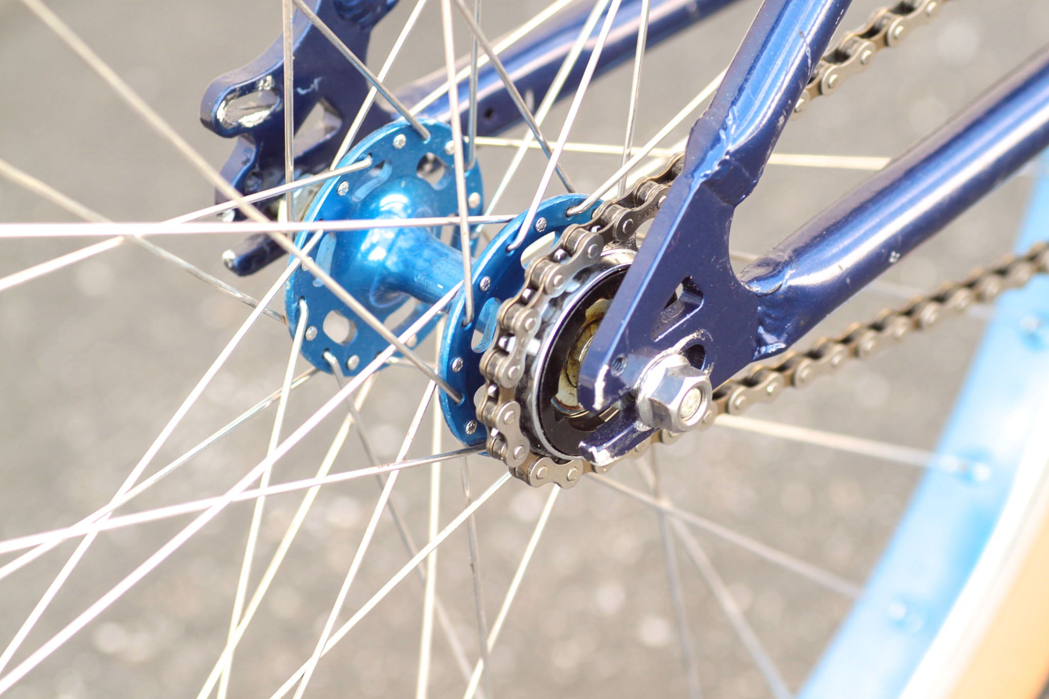 Framed Counsel 26” Wheelie Bike - No Brakes, New Maxxis Tires blue