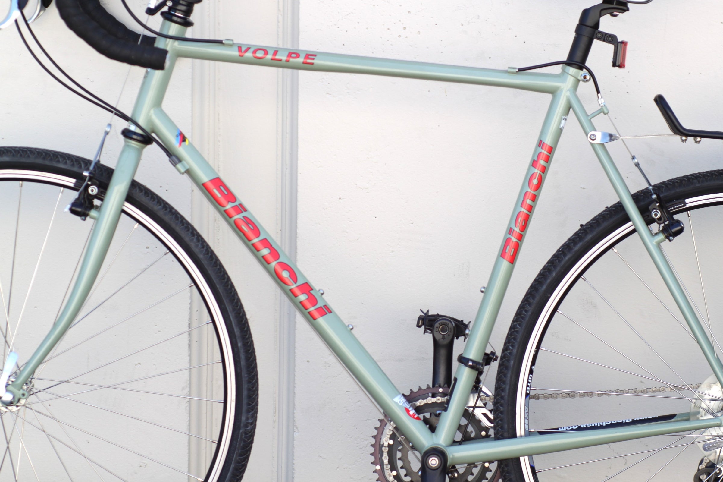 Bianchi Volpe Gravel, Touring, Commuter Bike with Rear Rack, Mint
