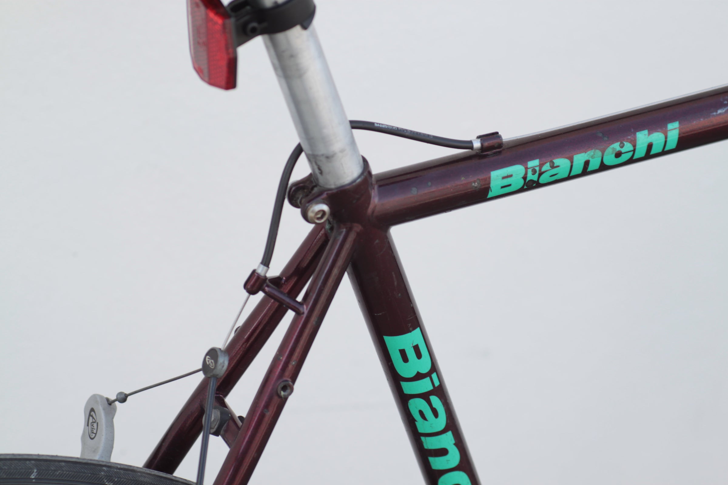Bianchi Strada Reynolds Steel Commuter Hybrid Touring Bike purple