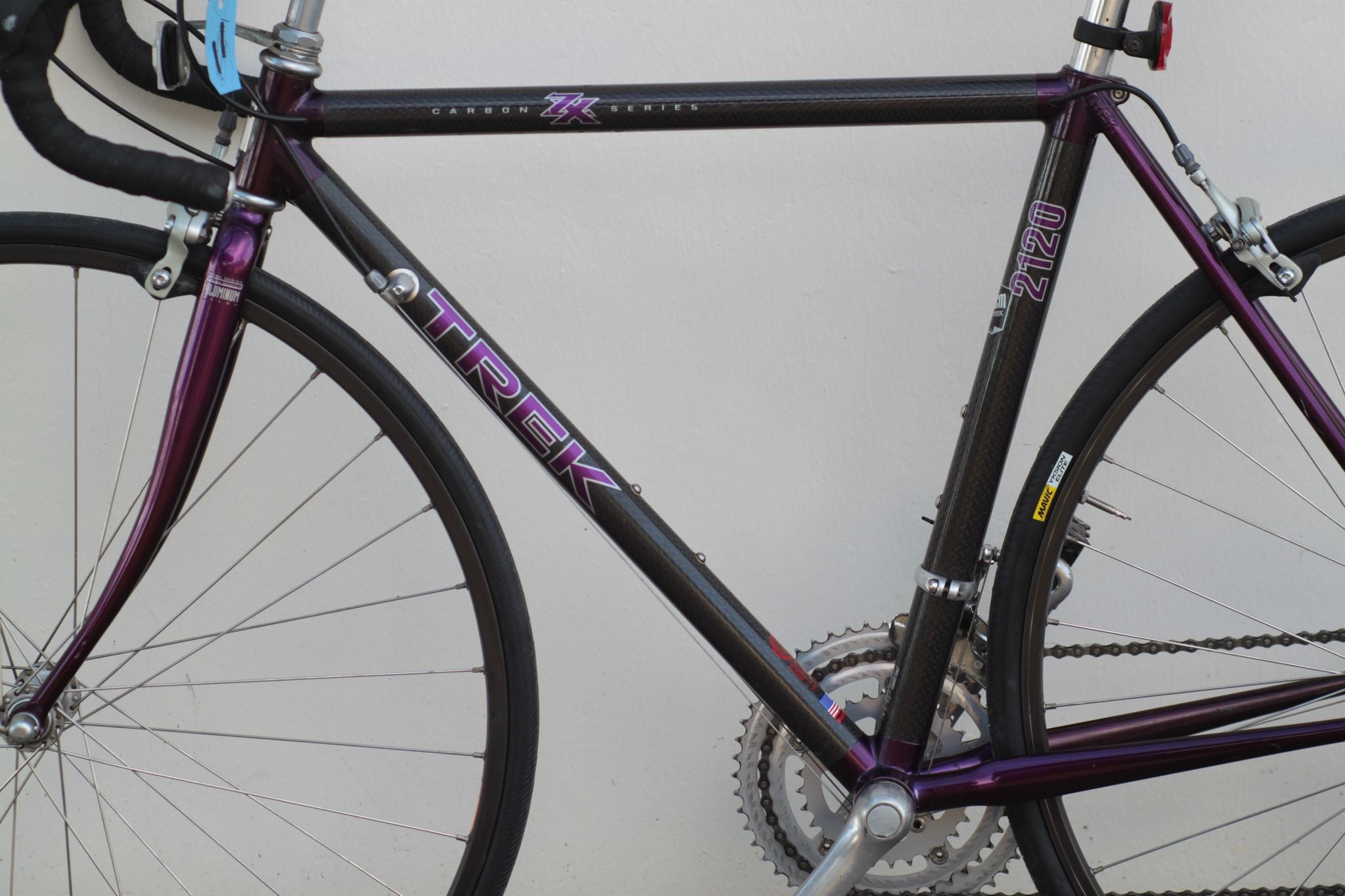 kozara12 neru design works × BLACK BRICK Trek 2120 ZX Carbon Series with Shimano RX100/105 50cm purple