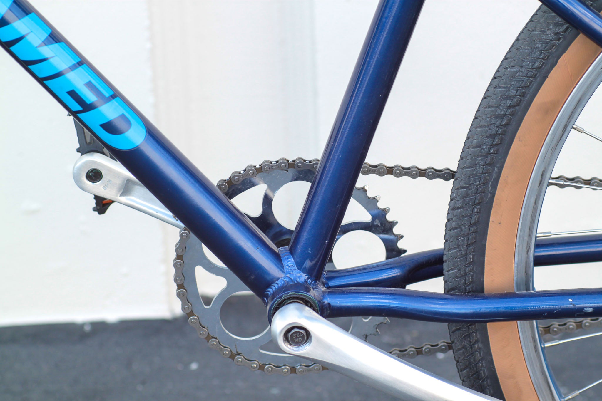 Framed Counsel 26” Wheelie Bike - No Brakes, New Maxxis Tires blue