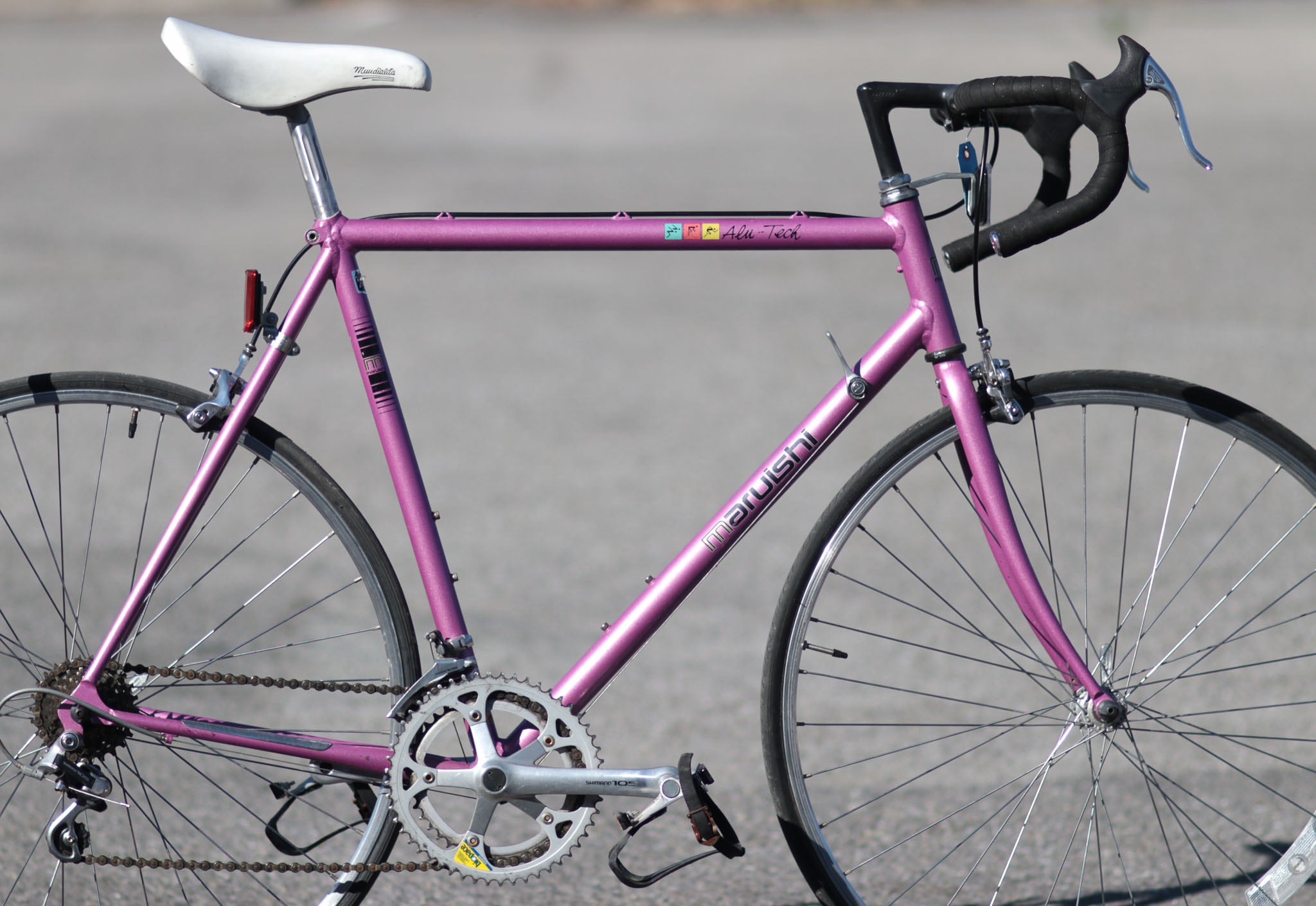 Maruishi Alu-Tech Aluminum Road Bike 56cm Lavender | Used Bikes