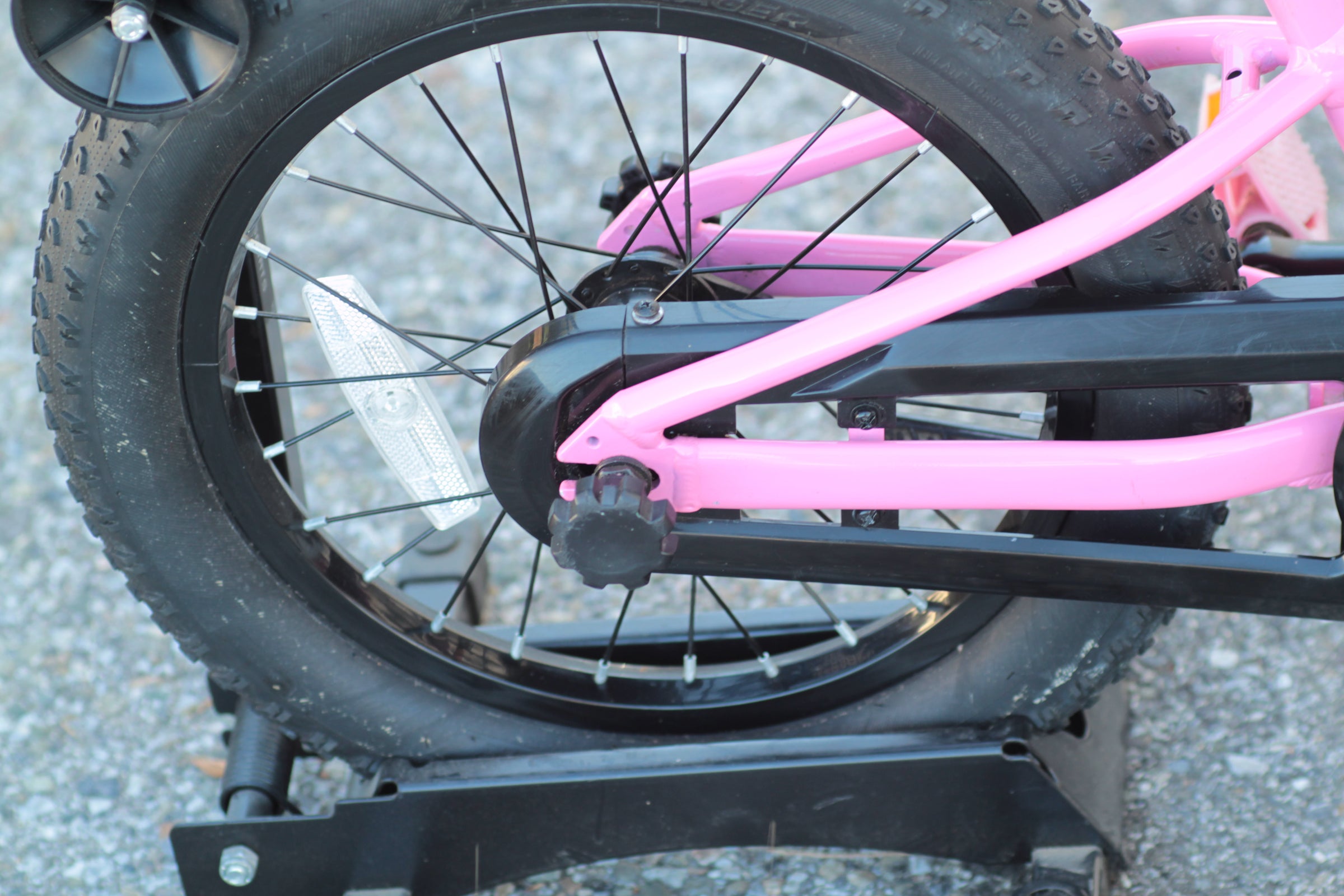 Trek Precaliber 16 Kid's Bike with 16” Wheels, Wide Tires pink