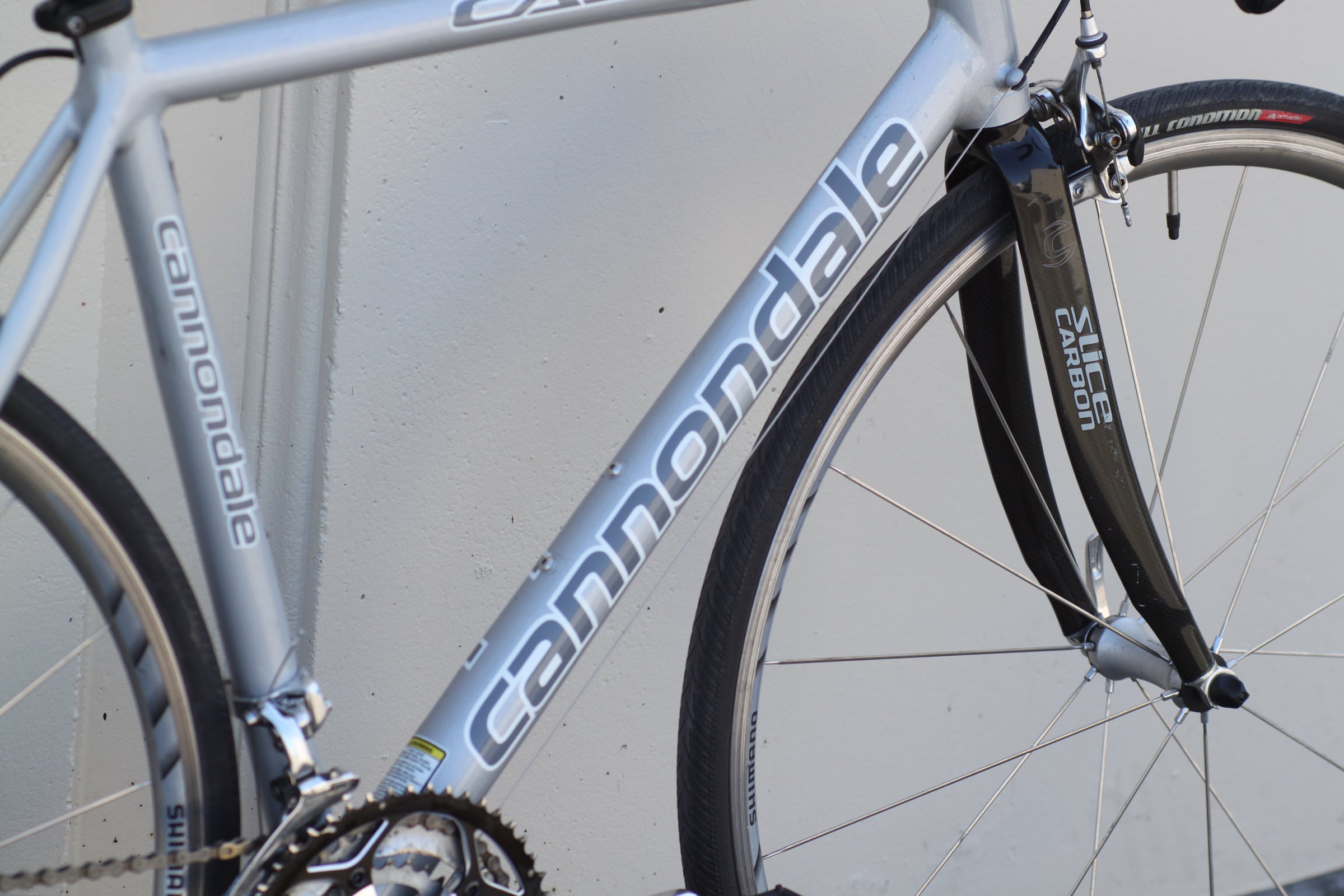 Cannondale CAAD8 Road Bike with Slice Carbon Fork 54cm gray - XBRG
