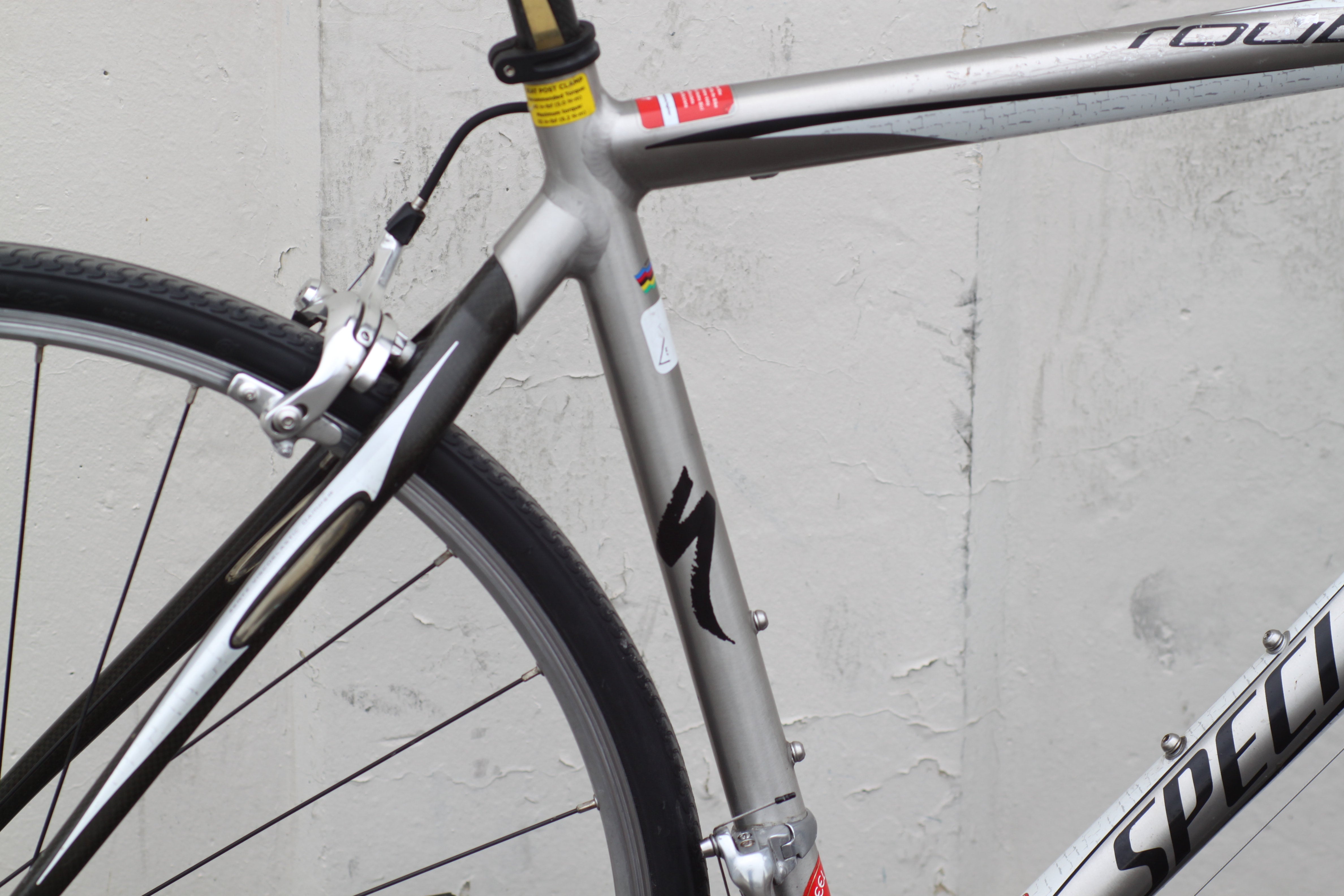 Specialized Roubaix Road Bike with FACT Carbon Fork and Dampers