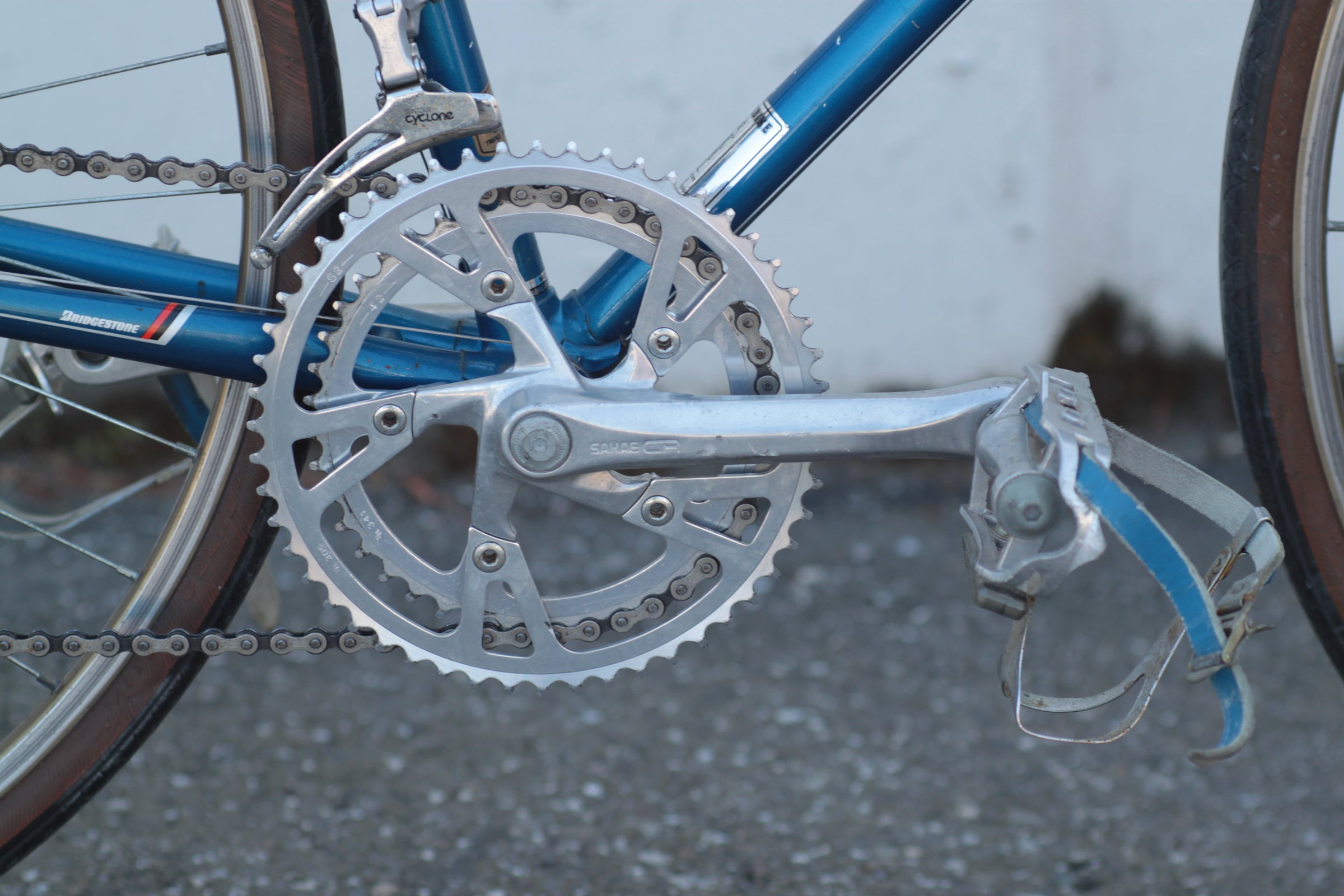 Bridgestone 500 Vintage Lugged Steel Road Bike blue 57cm Bridgestone 500 Vintage Lugged Steel Road Bike blue 57cm