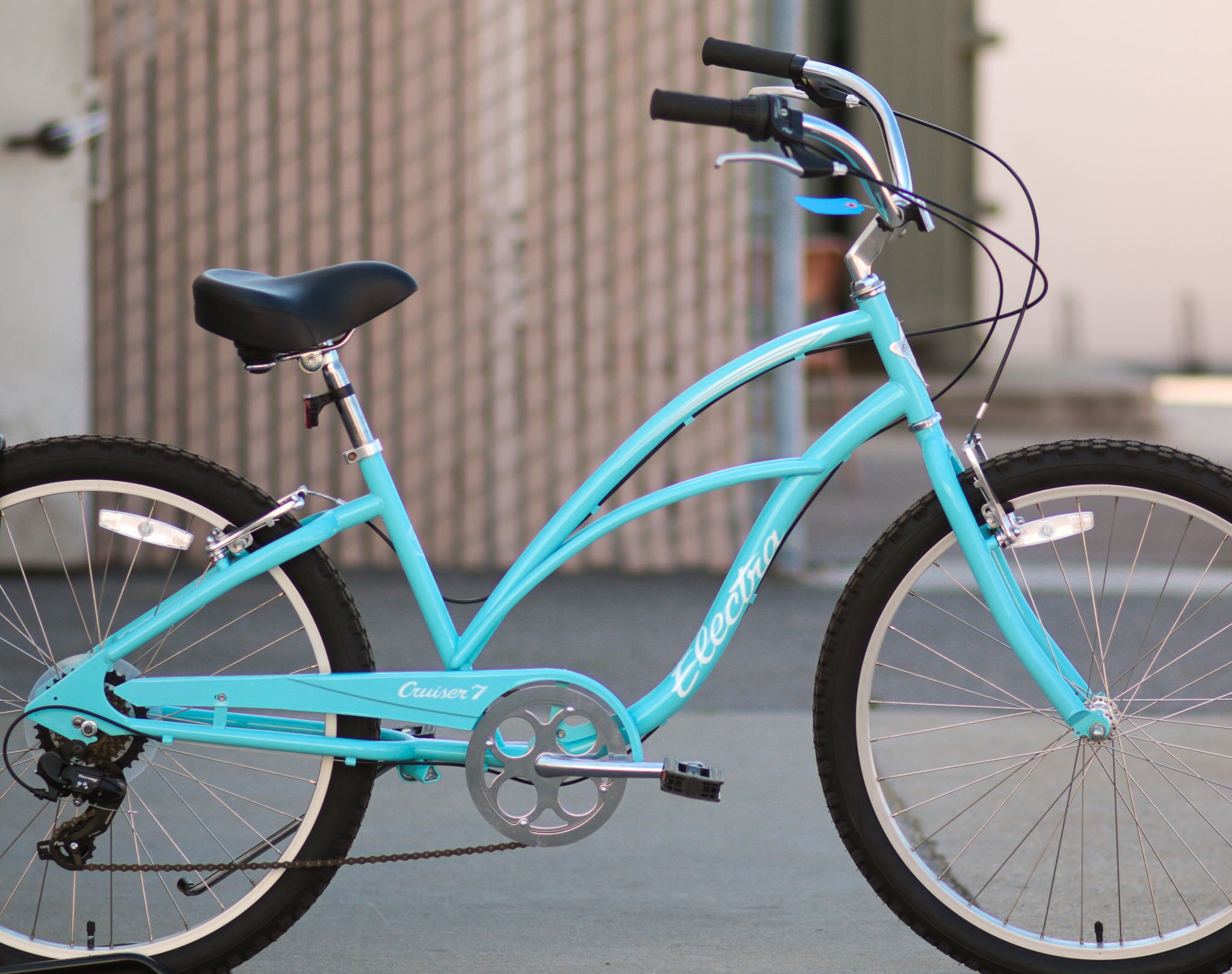 Electra Cruiser 7D Step Thru Speed Light Blue Used Bikes for