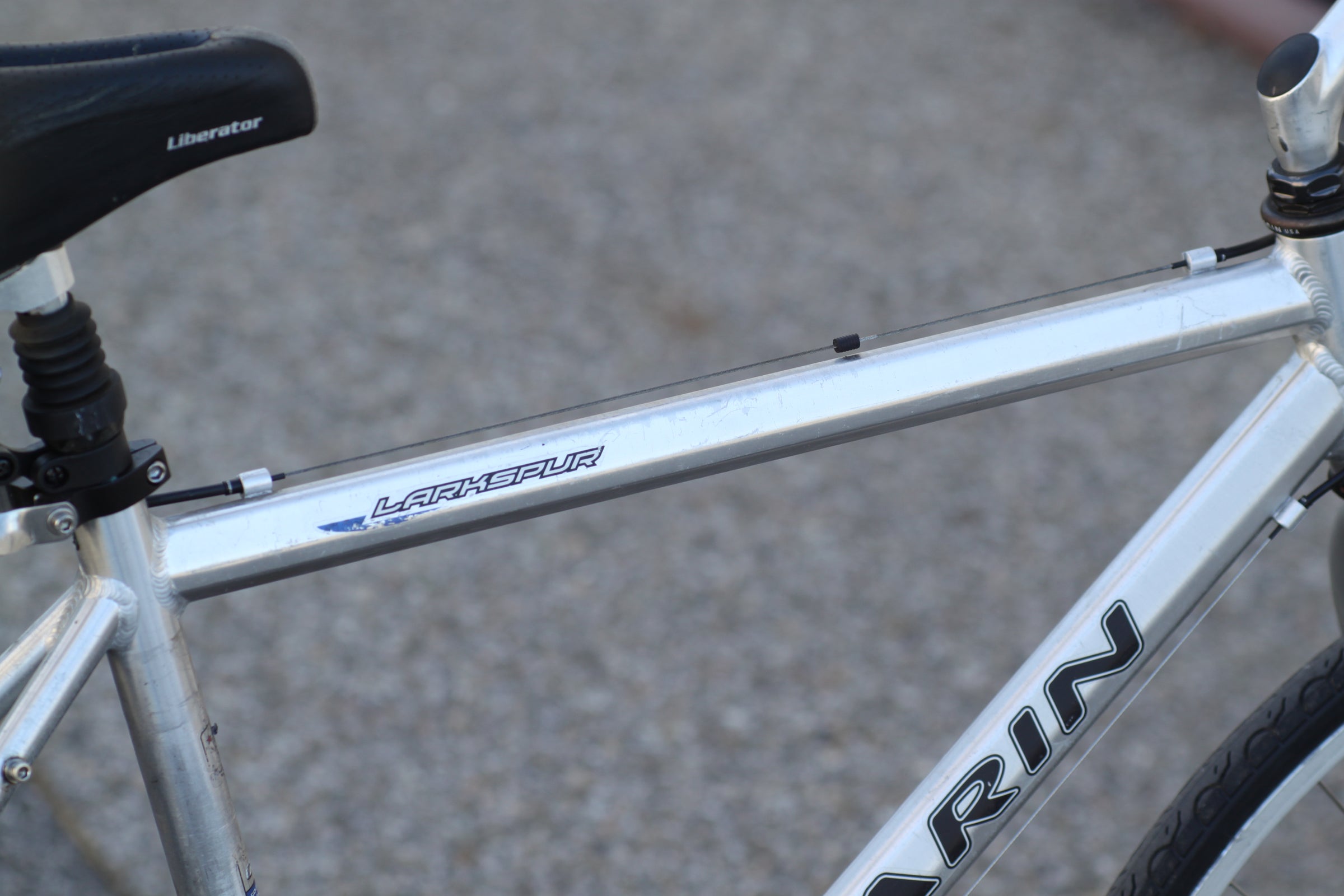 Marin Larkspur Commuter Hybrid Bike with Rear Rack 17.5