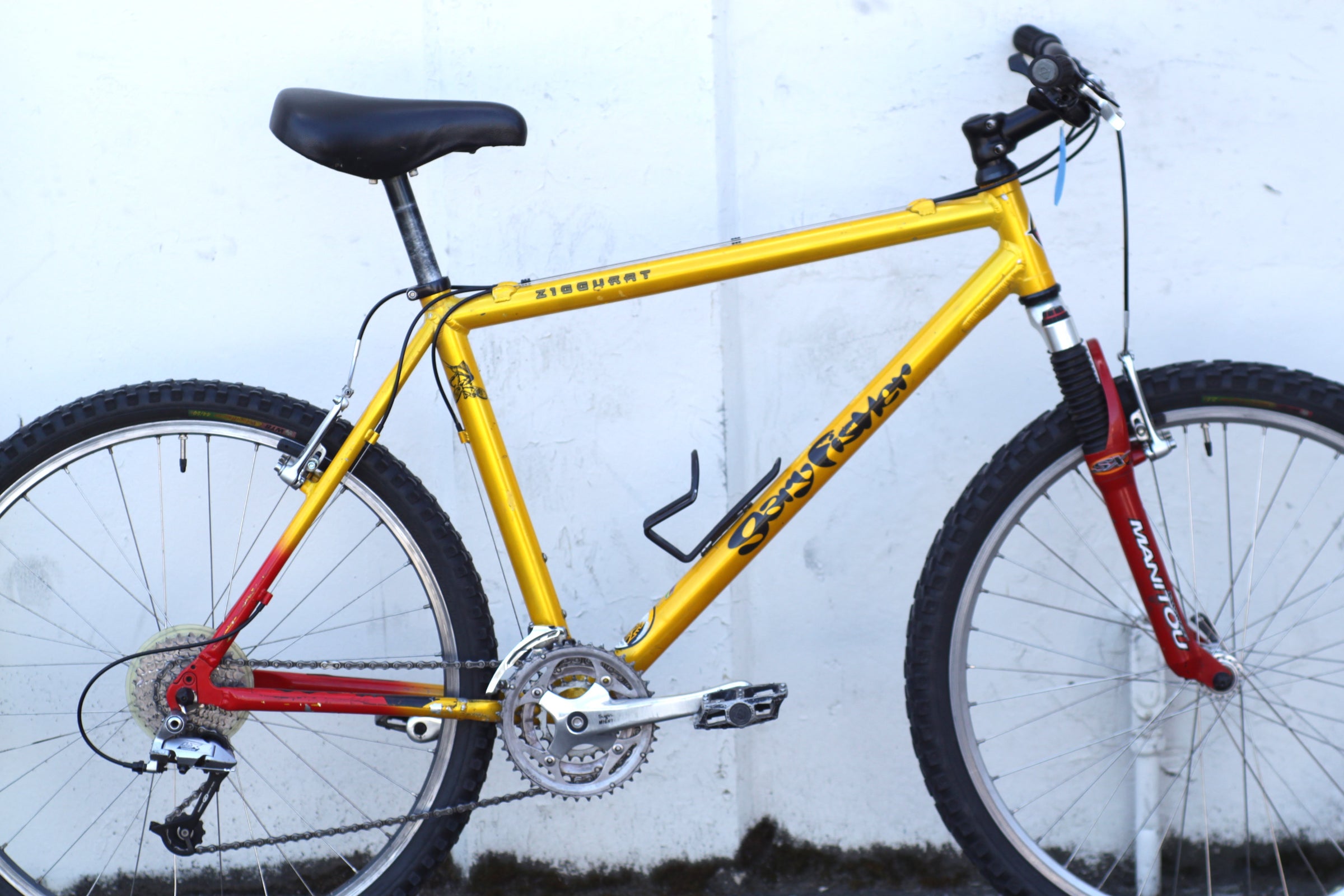 Gary Fisher Ziggurat Vintage Hardtail MTB with Manitou Fork yellow