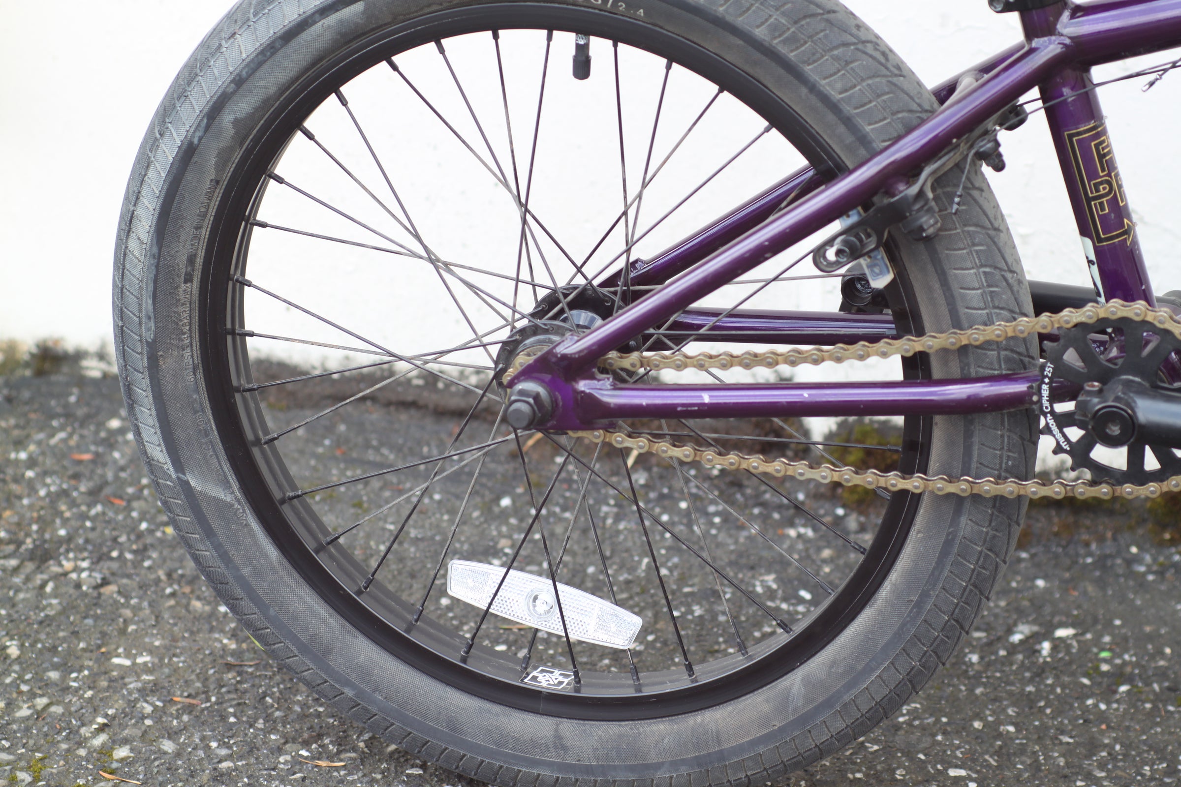 Profile Cr-Mo BMXクランク　リミテッドエディション　パープル Profile Race Mini Cassette Hubset - 36H - Purple - USA Made