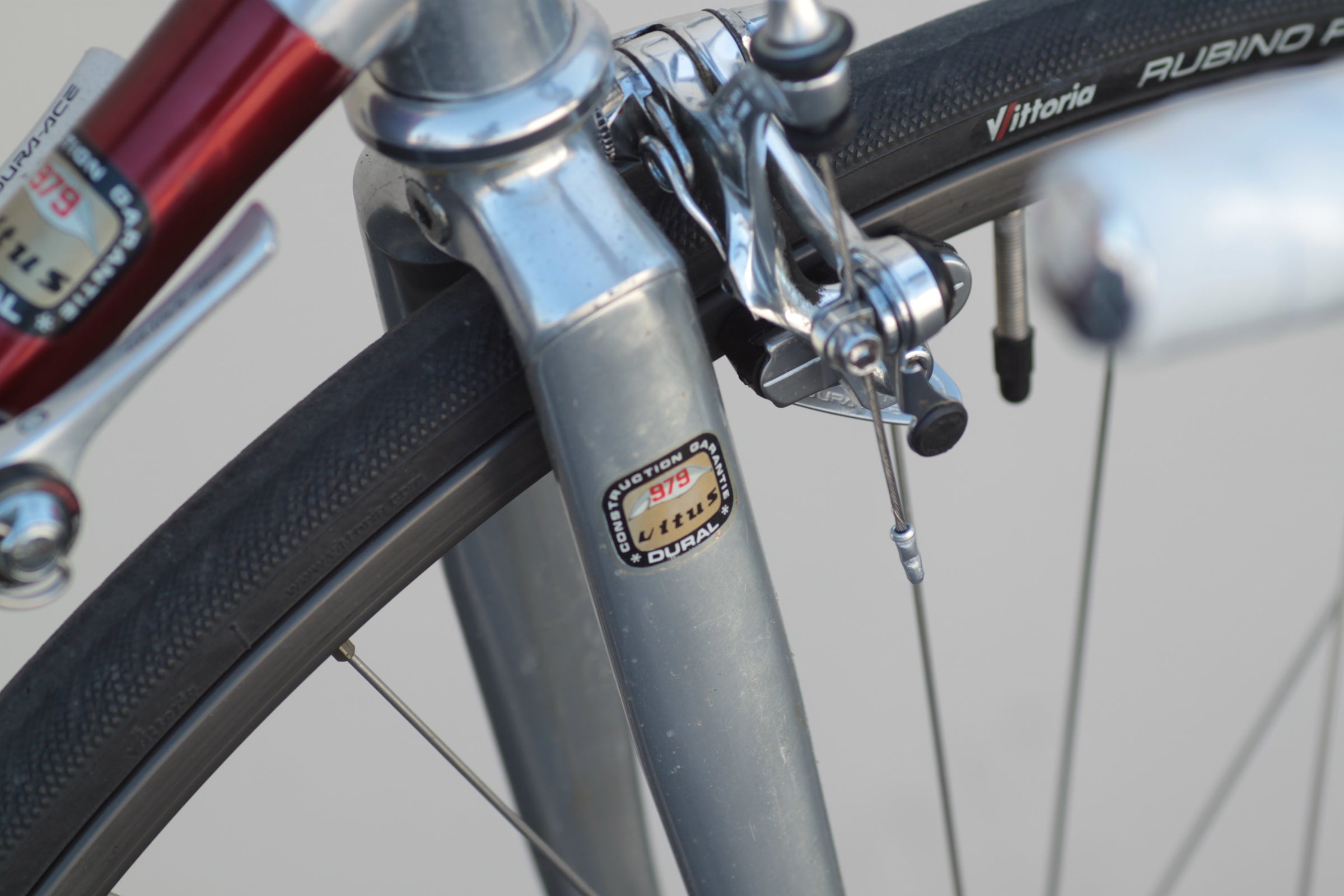 Vitus Dural 979 Vintage Aluminum Road Bike with Full Dura-Ace red