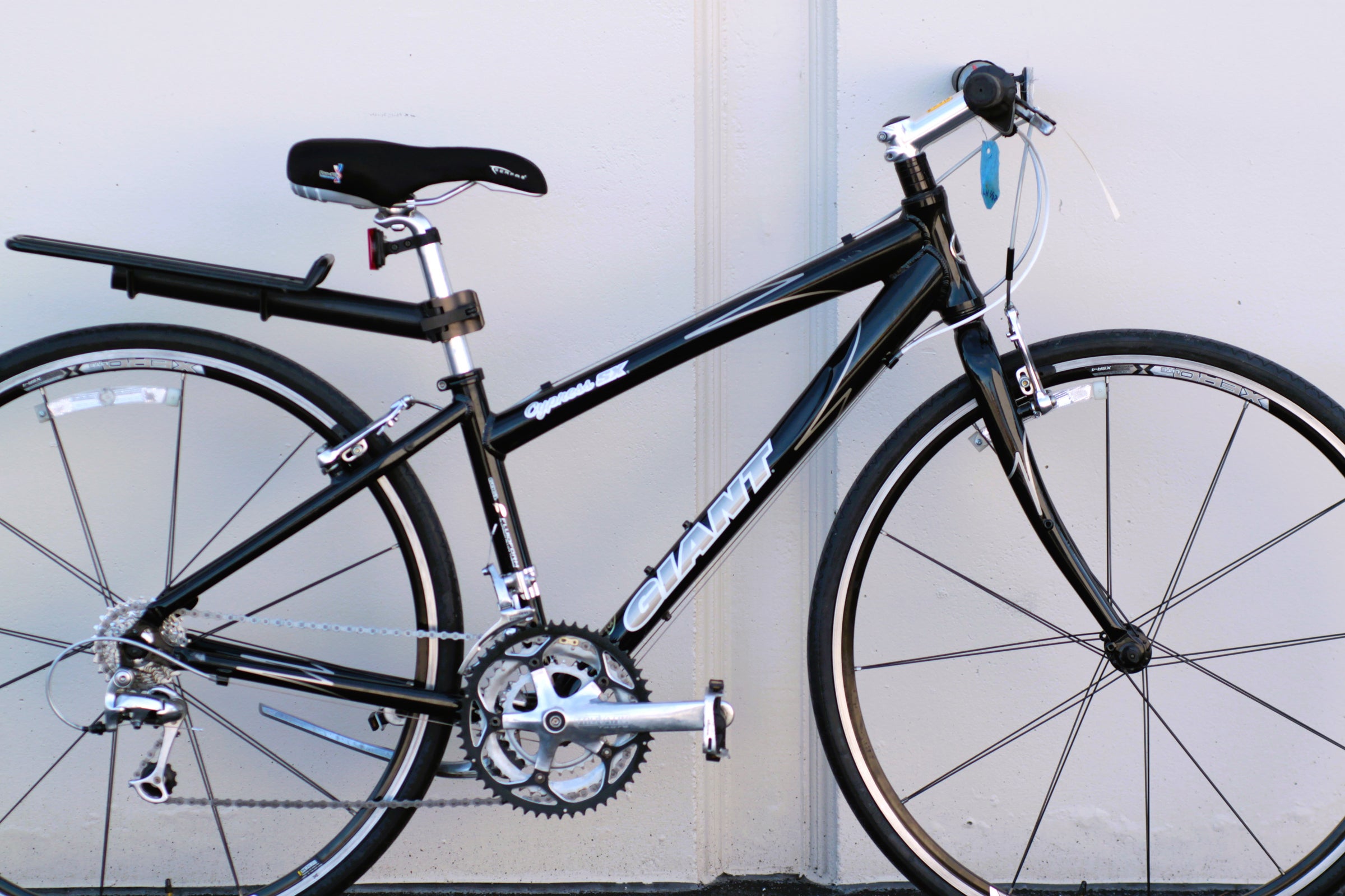 Giant Cypress SX Lightweight Commuter Hybrid Bike with New Serfas Saddle 15" black DNGQ | Used Bikes for Sale - Silicon Valley Bicycle Exchange - Bay Area Giant Cypress SX Lightweight Commuter Hybrid Bike with New Serfas Saddle 15" black DNGQ | Used Bikes for Sale - Silicon Valley Bicycle Exchange - Bay Area