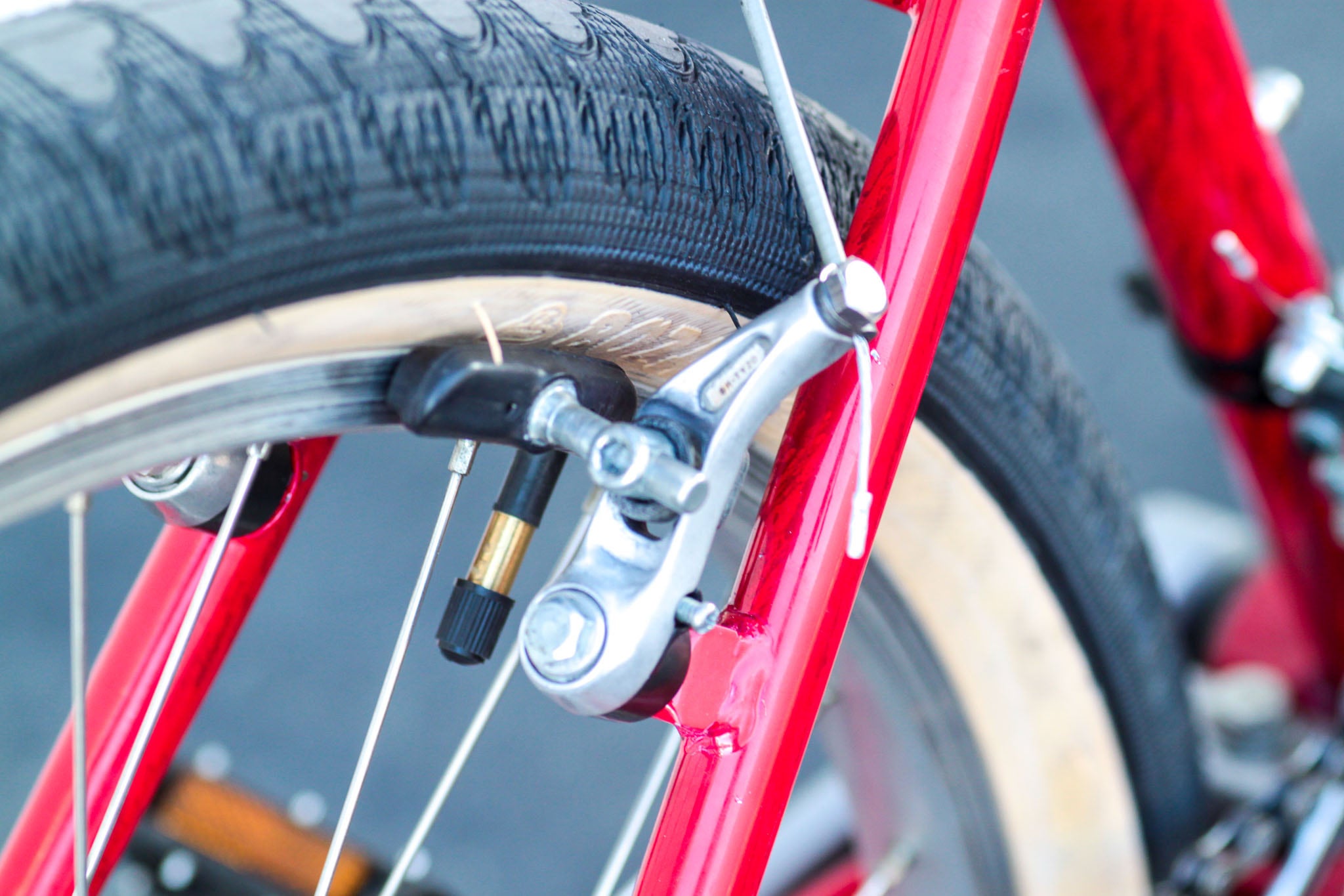 GT Outpost All Terra Vintage MTB with New Cruiser Tires red - NZOP
