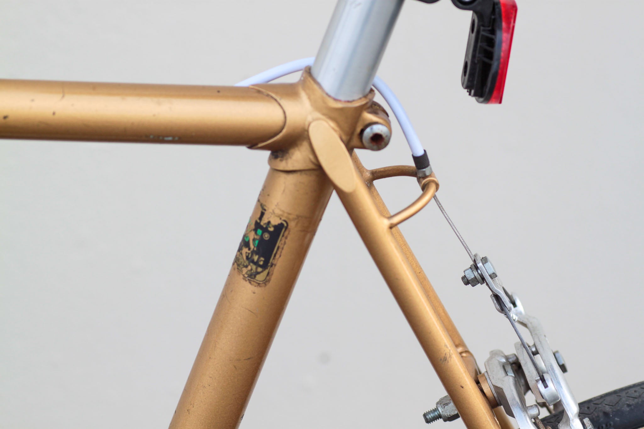 Raleigh Carlton Super Course Vintage Lugged Steel Road Bike gold