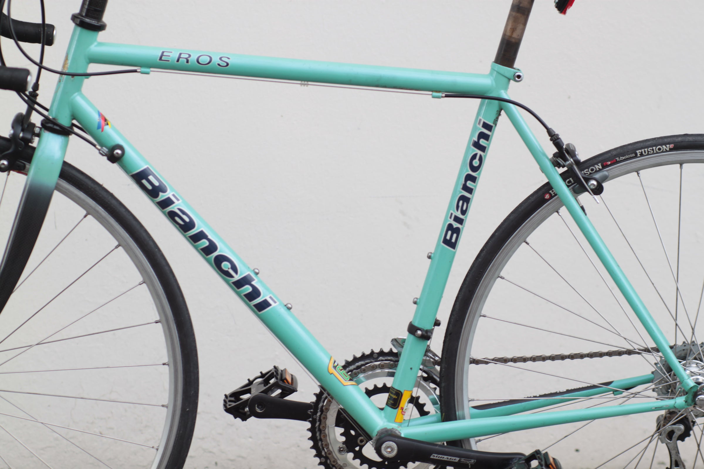 Bianchi Eros Reynolds 631 Steel Road Bike with Carbon Fork & Campy