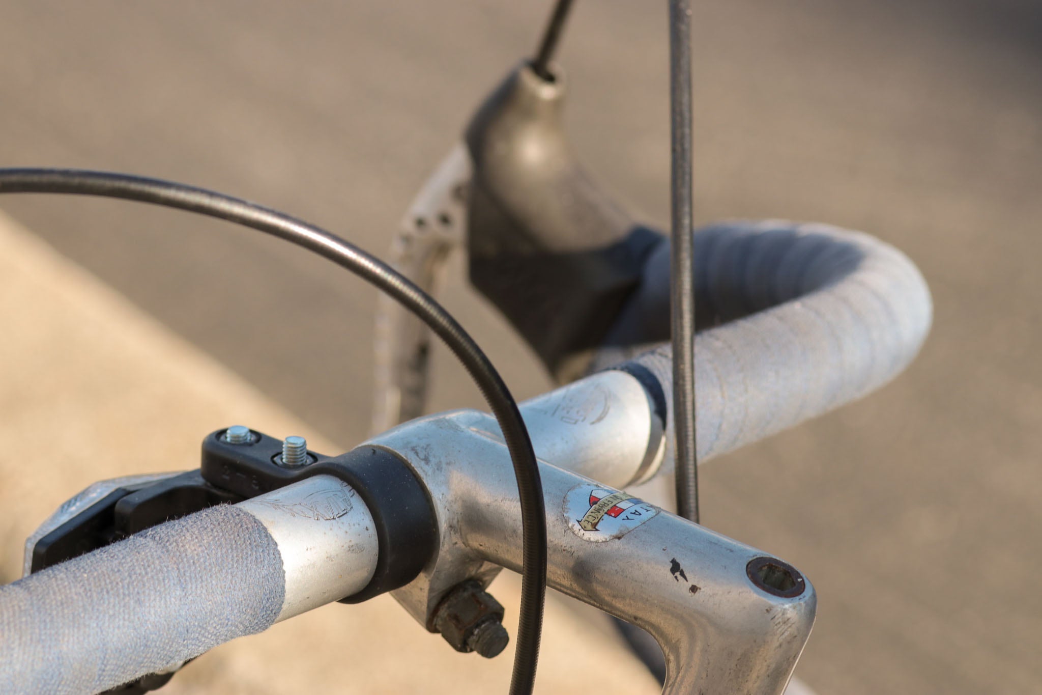 ★MAFAC　&quot; PEUGEOT &quot; BRAKE　フランス製♪ vintage Mafac Brake Lever Set Drop Bar white Cover Safety