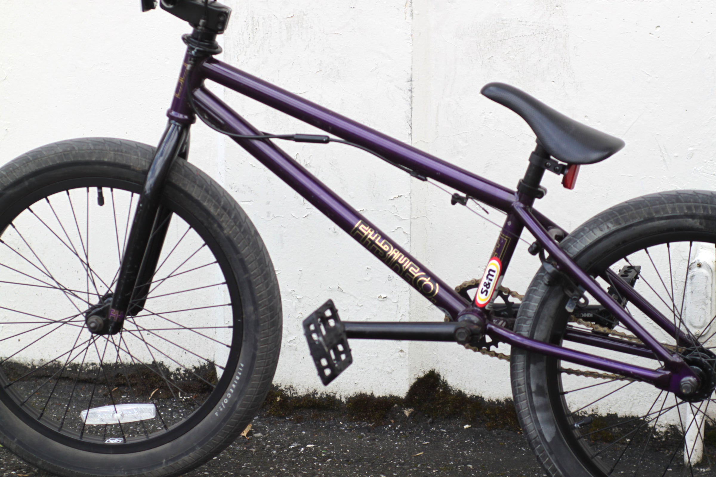 Profile Cr-Mo BMXクランク　リミテッドエディション　パープル Profile Race Mini Cassette Hubset - 36H - Purple - USA Made