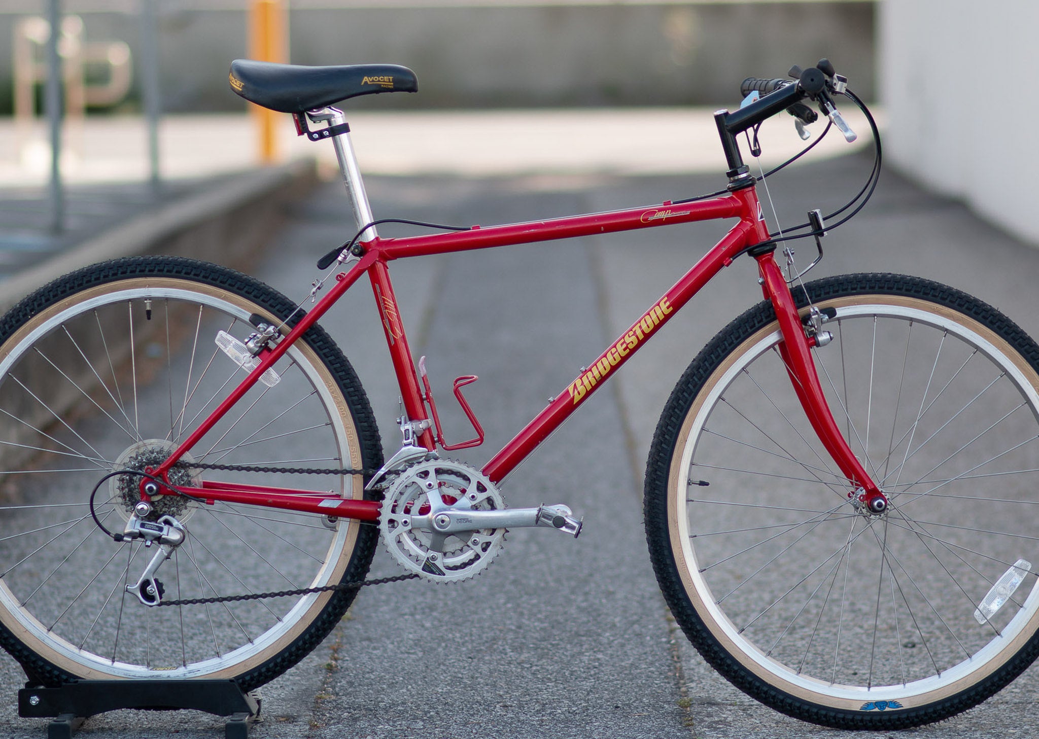 Bridgestone MB3 Comp Vintage Lugged Steel Mountain Bike red