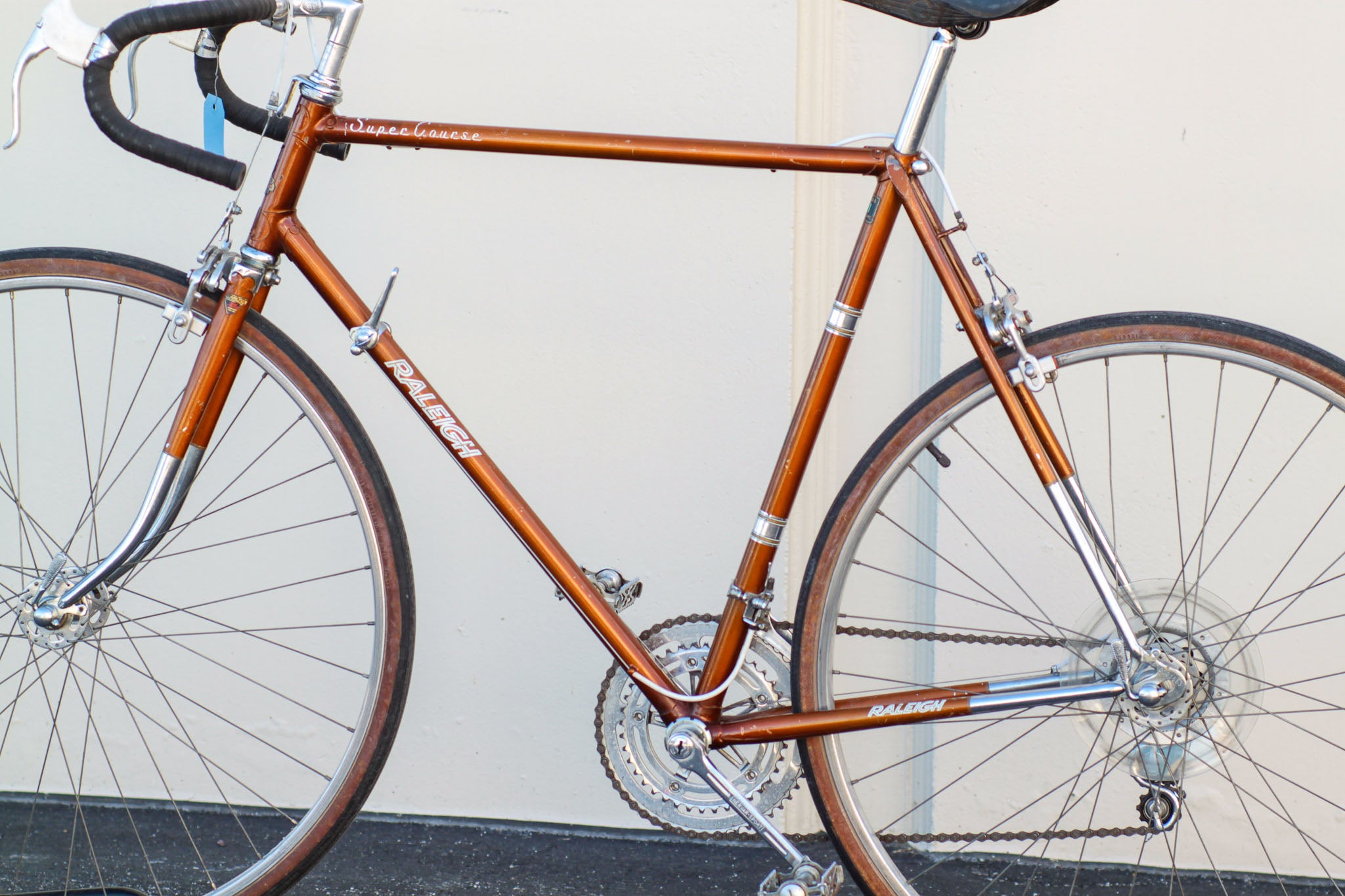 Raleigh Super Course Carlton Reynolds 531 Steel Road Bike AS IS