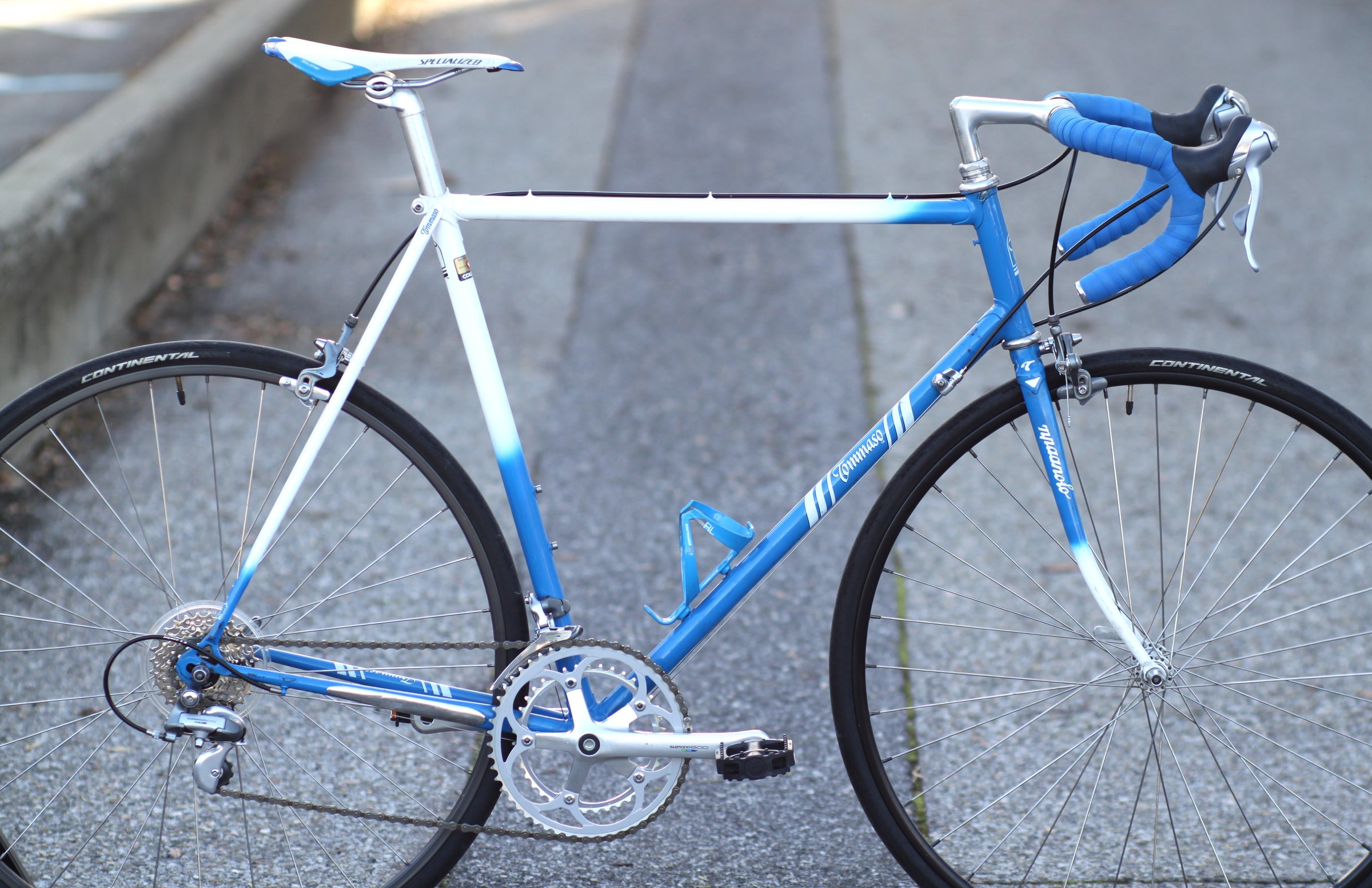 Tommaso Vintage Italian Lugged Steel Road Bike with Shimano 600