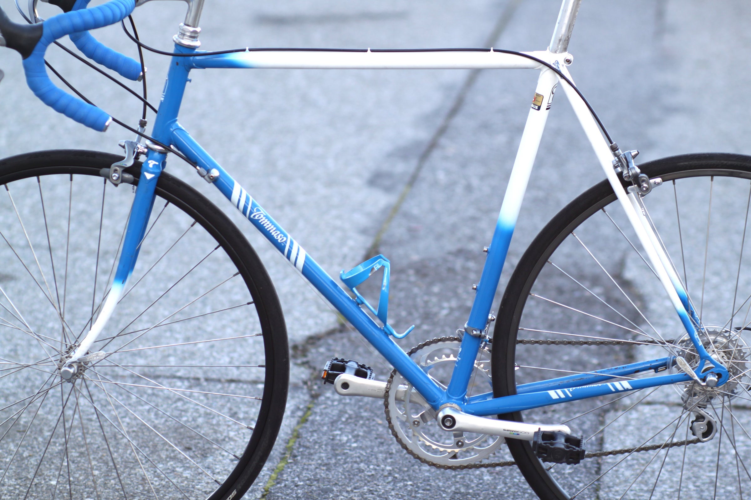Tommaso Vintage Italian Lugged Steel Road Bike with Shimano 600