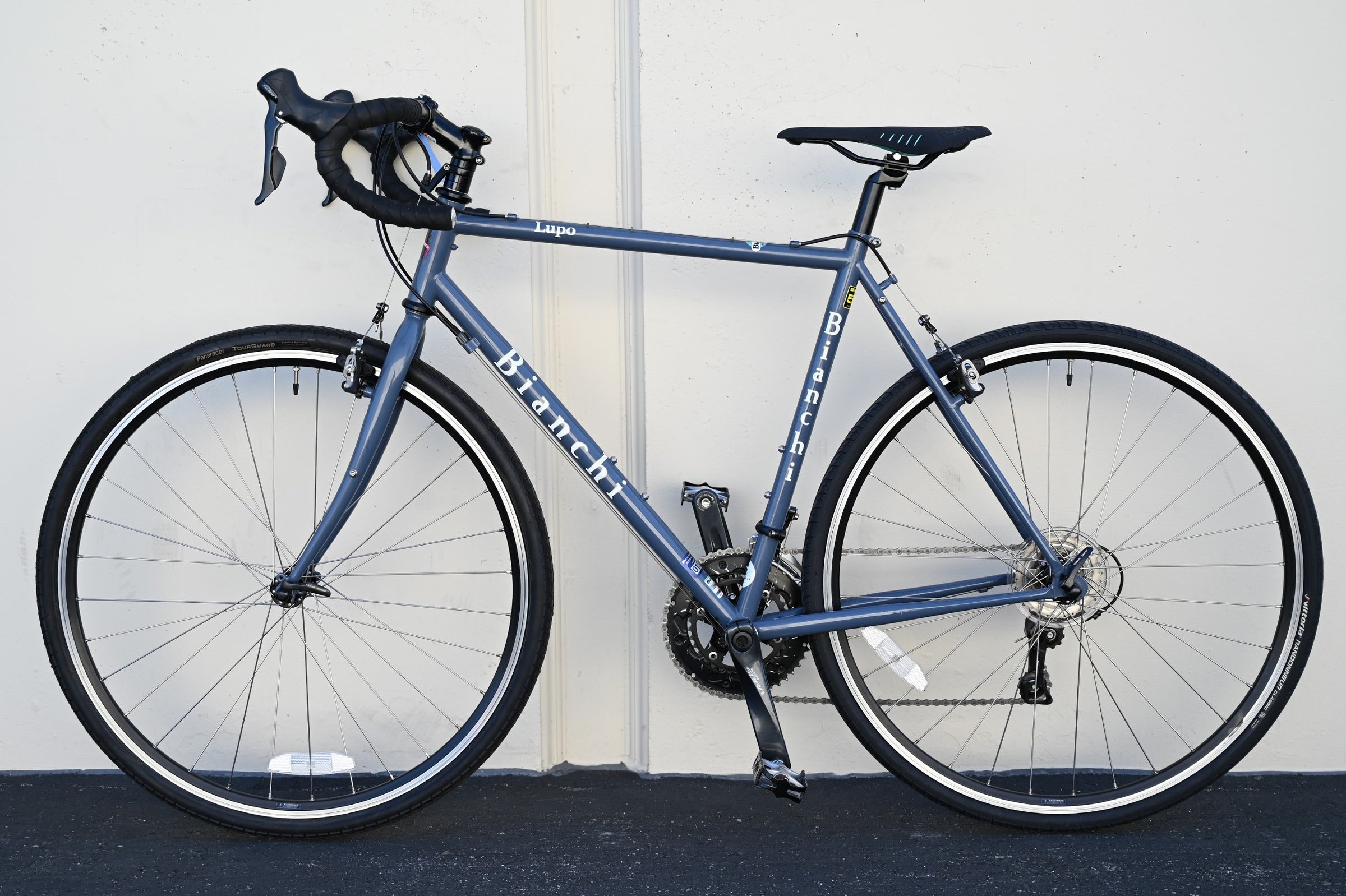 Bianchi Lupo Gravel Bike with Chromo Lite Steel Tubing, Shimano
