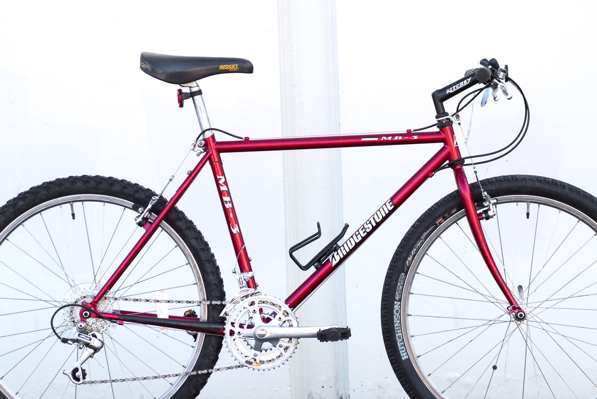 Bridgestone MB3 Vintage Ritchey Tange Steel Mountain / Gravel Bike red