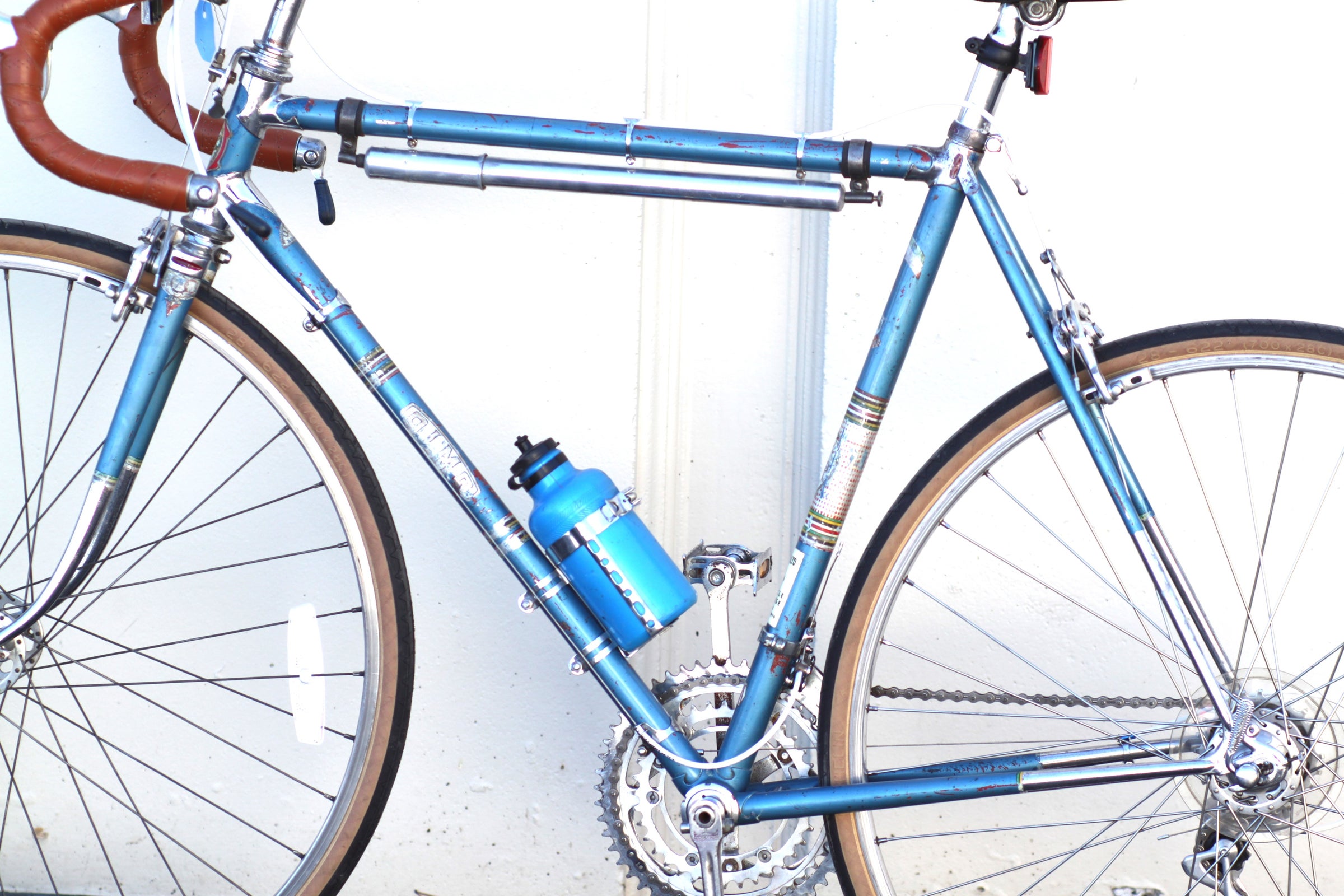 Olmo Vintage Lugged Steel Italian Classic Road Bike blue - BQUW