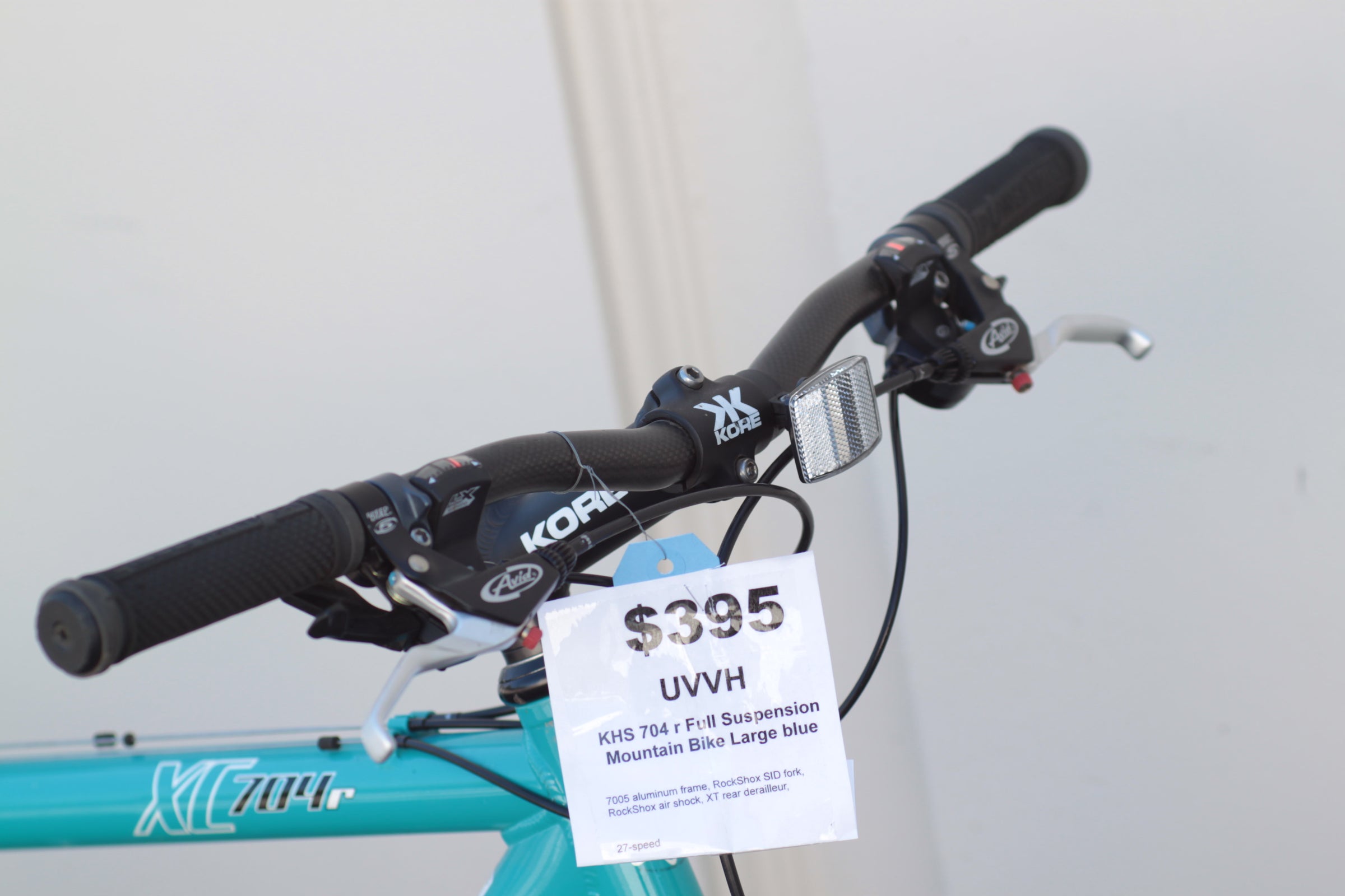 KHS XC 704r Full Suspension Mountain Bike - Large blue - UVVH
