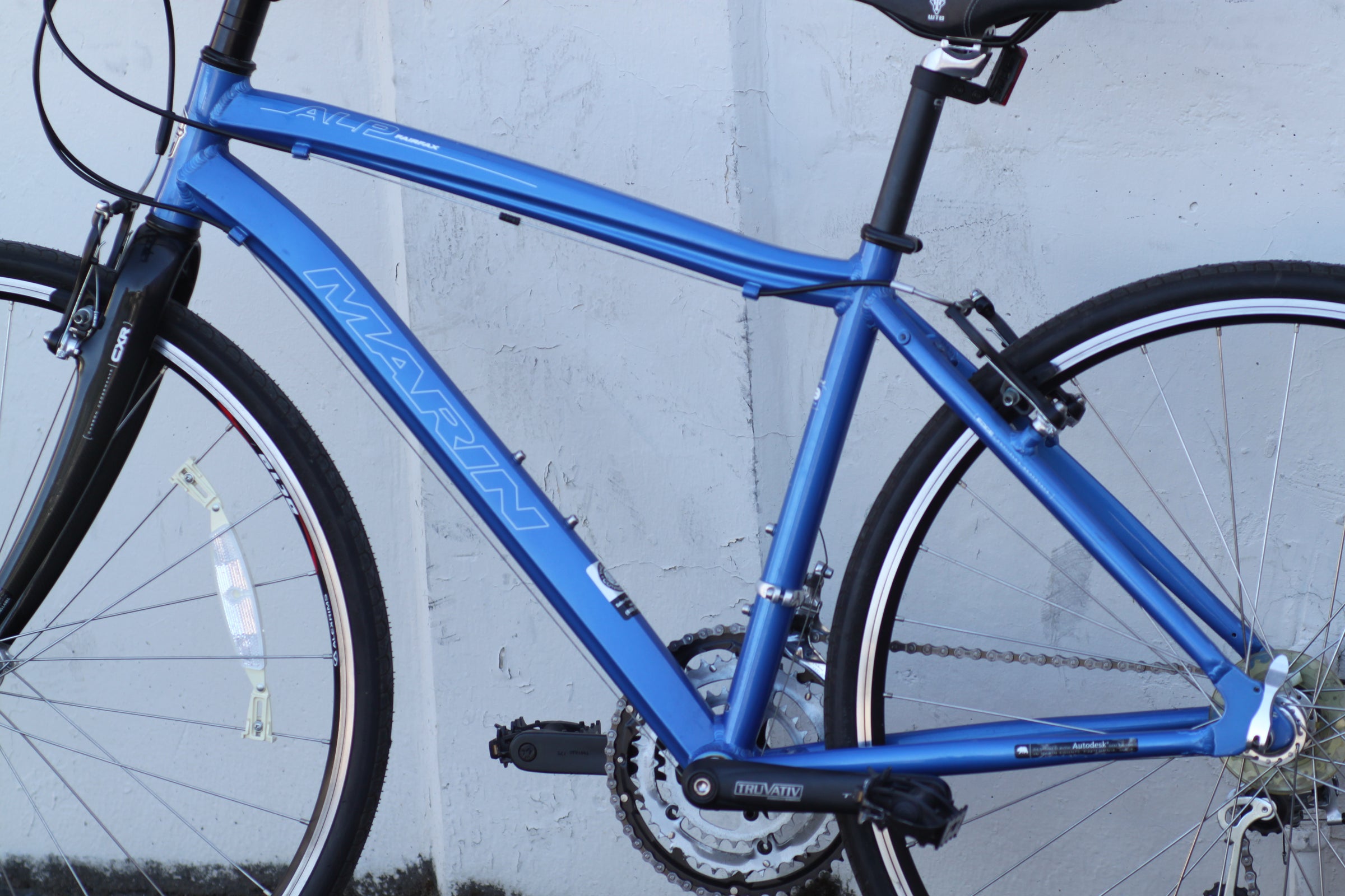 Marin Fairfax ALP Commuter Hybrid with Carbon Fork blue - FWJD