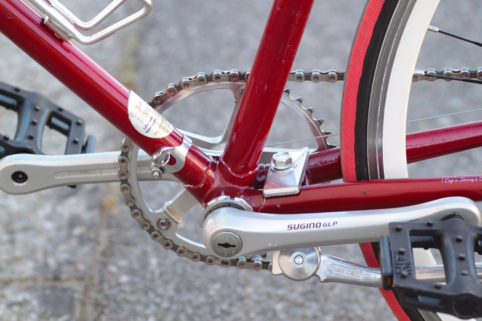 Trek 610 Vintage Lugged Steel Reynolds 531 Townie Bike burgundy