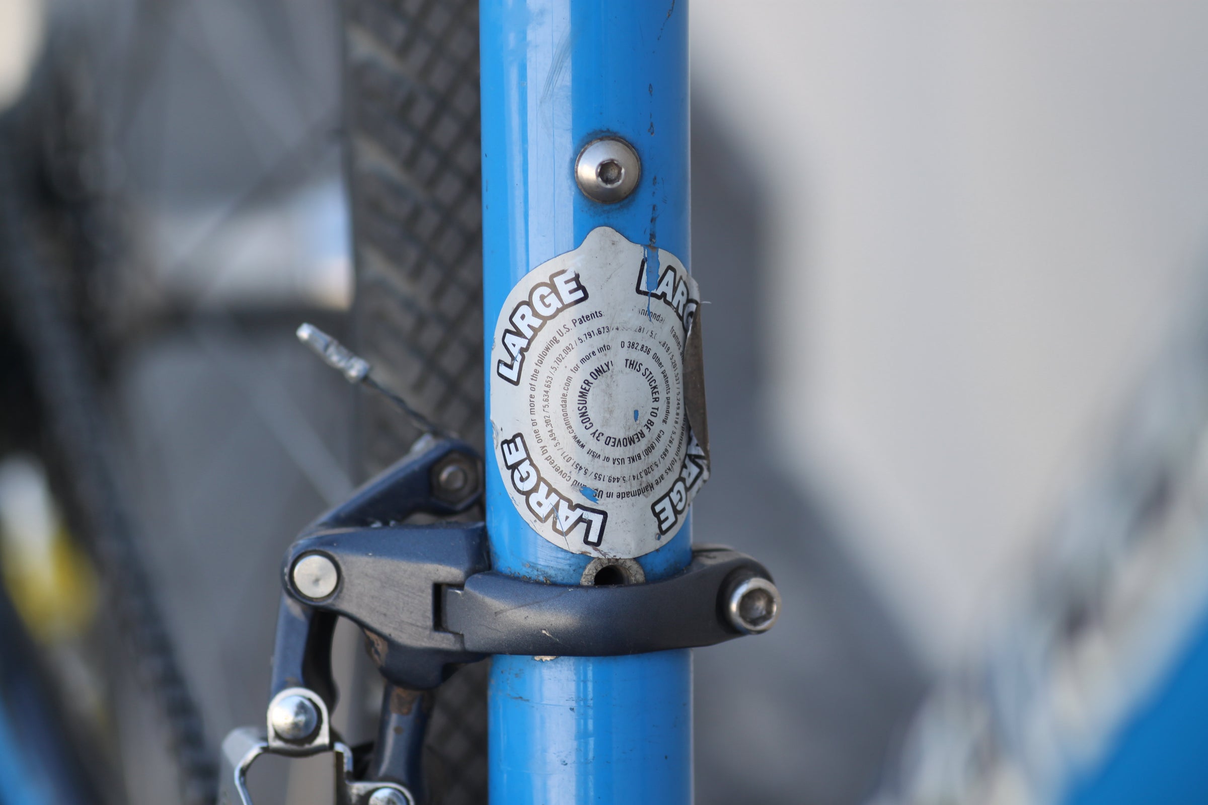 Cannondale Ct Vintage Athletic Sports Jsn2 Imprimé Bleu