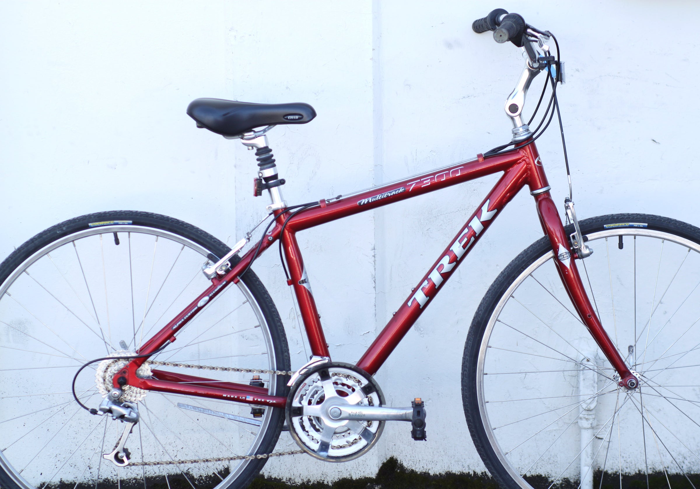 Trek 7300 Multitrack Commuter Hybrid Bike Made in USA red - RUPC