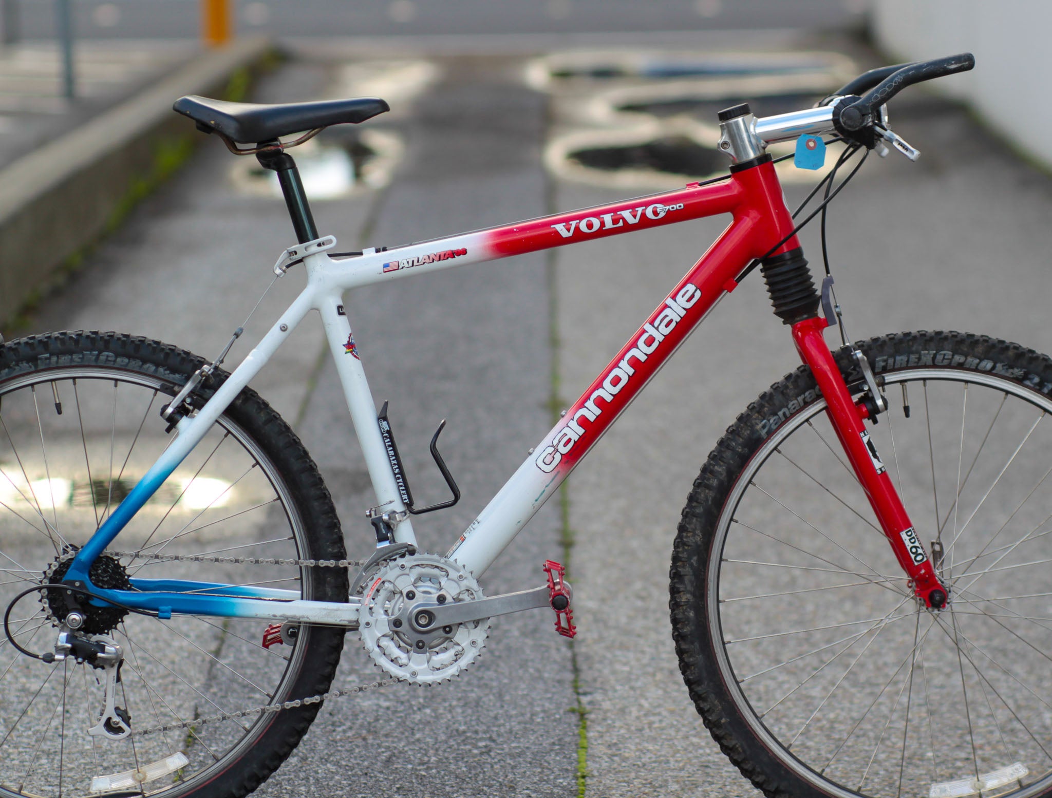 超レアcannondale × volvo handmade USA Cannondale Volvo F700 Atlanta Olympic Edition Large red/white/blue
