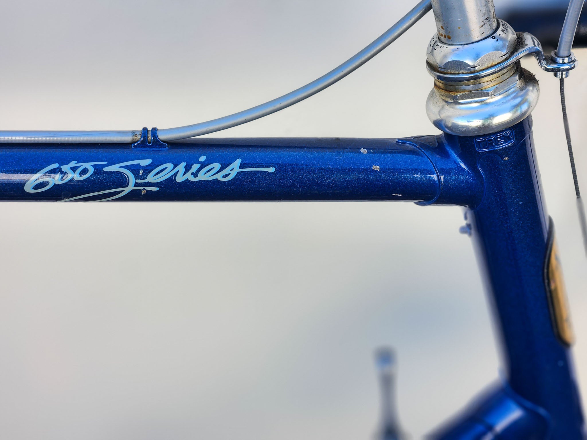 Seat Tube Reynolds 531 Steel Trek 620 Touring Bike With Reynolds