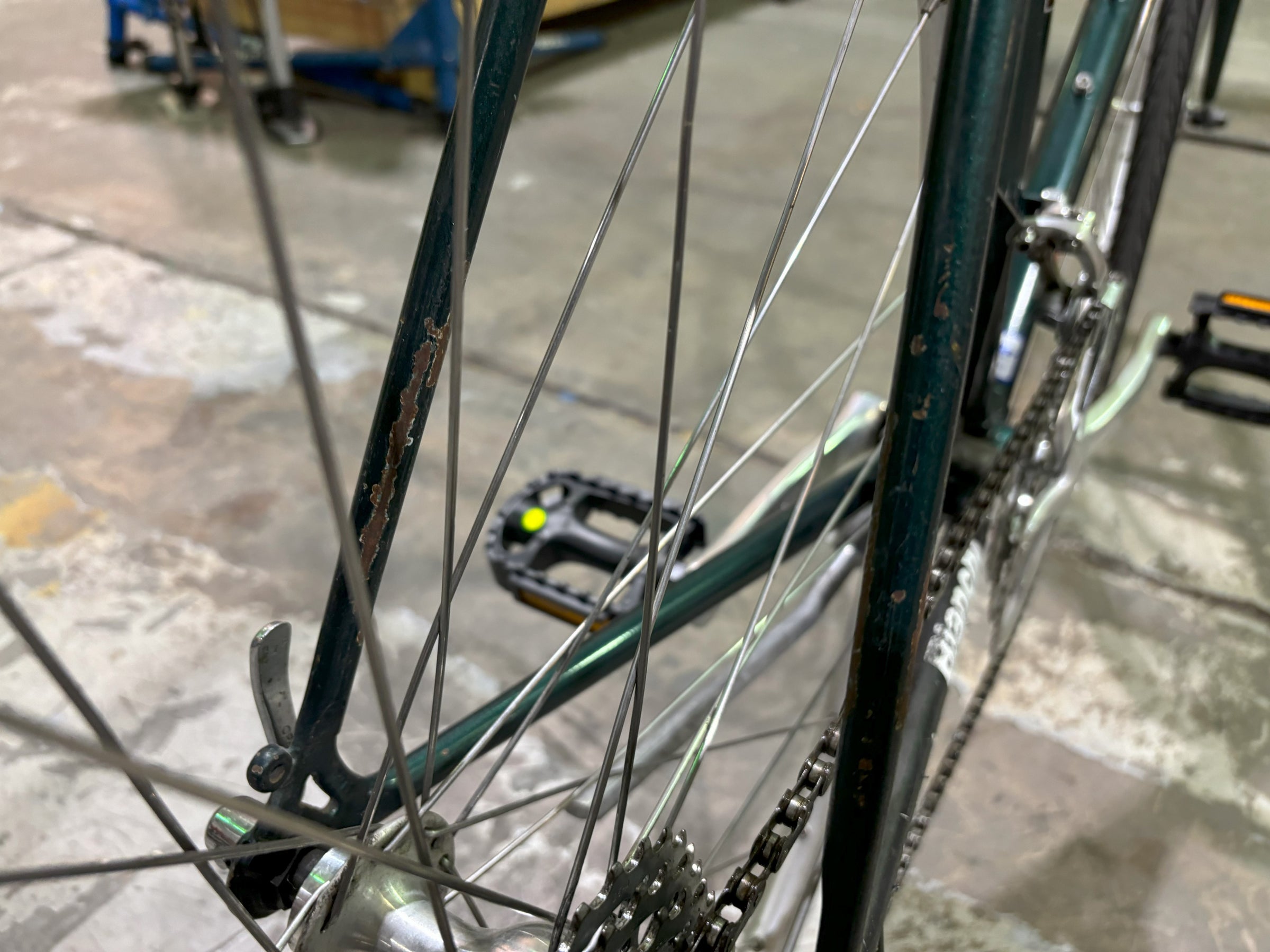 Bianchi Eros Vintage Dedacciai Steel Road Bike with Campy Mirage