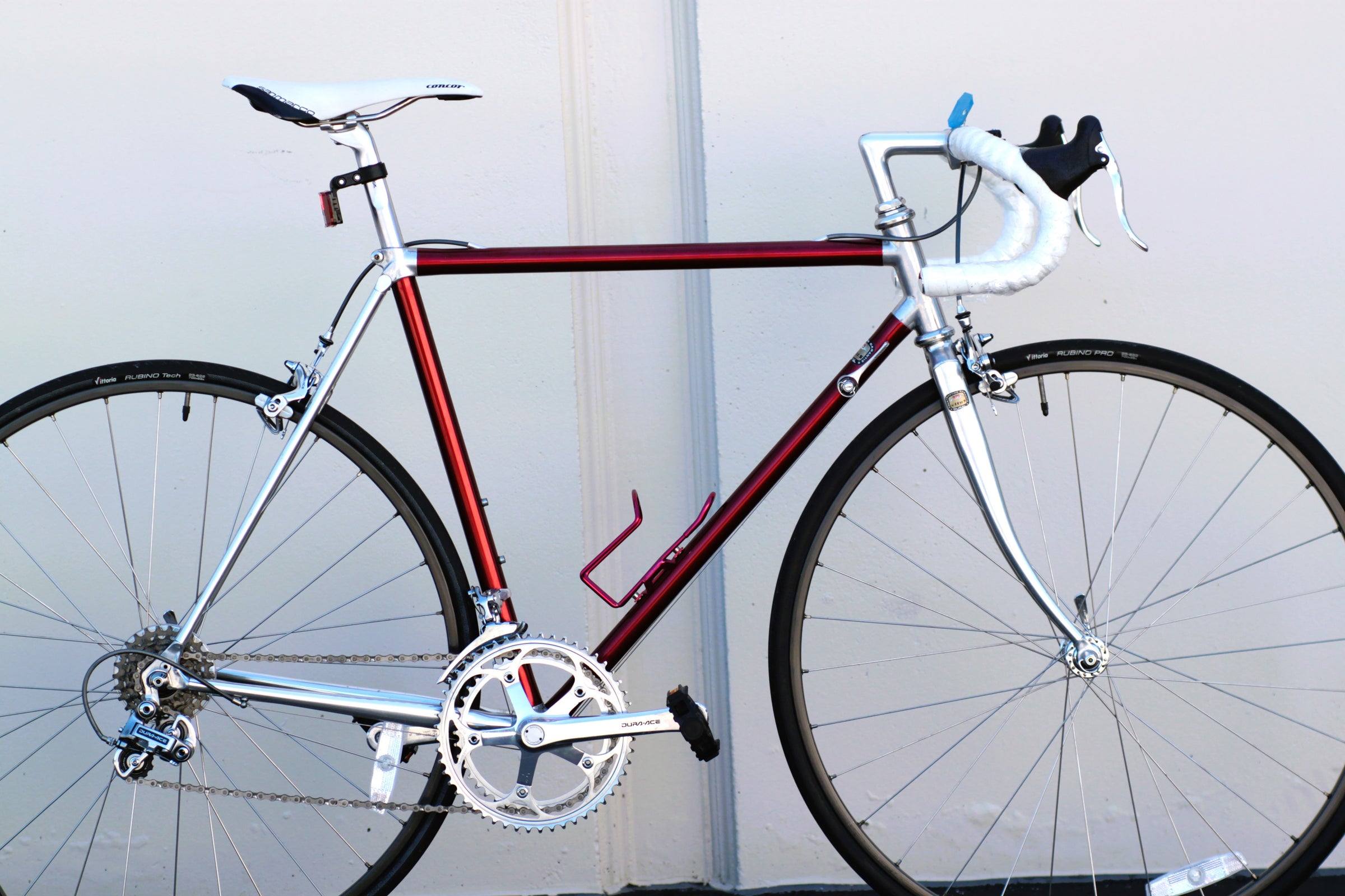 Vitus Dural 979 Vintage Aluminum Road Bike with Full Dura-Ace red