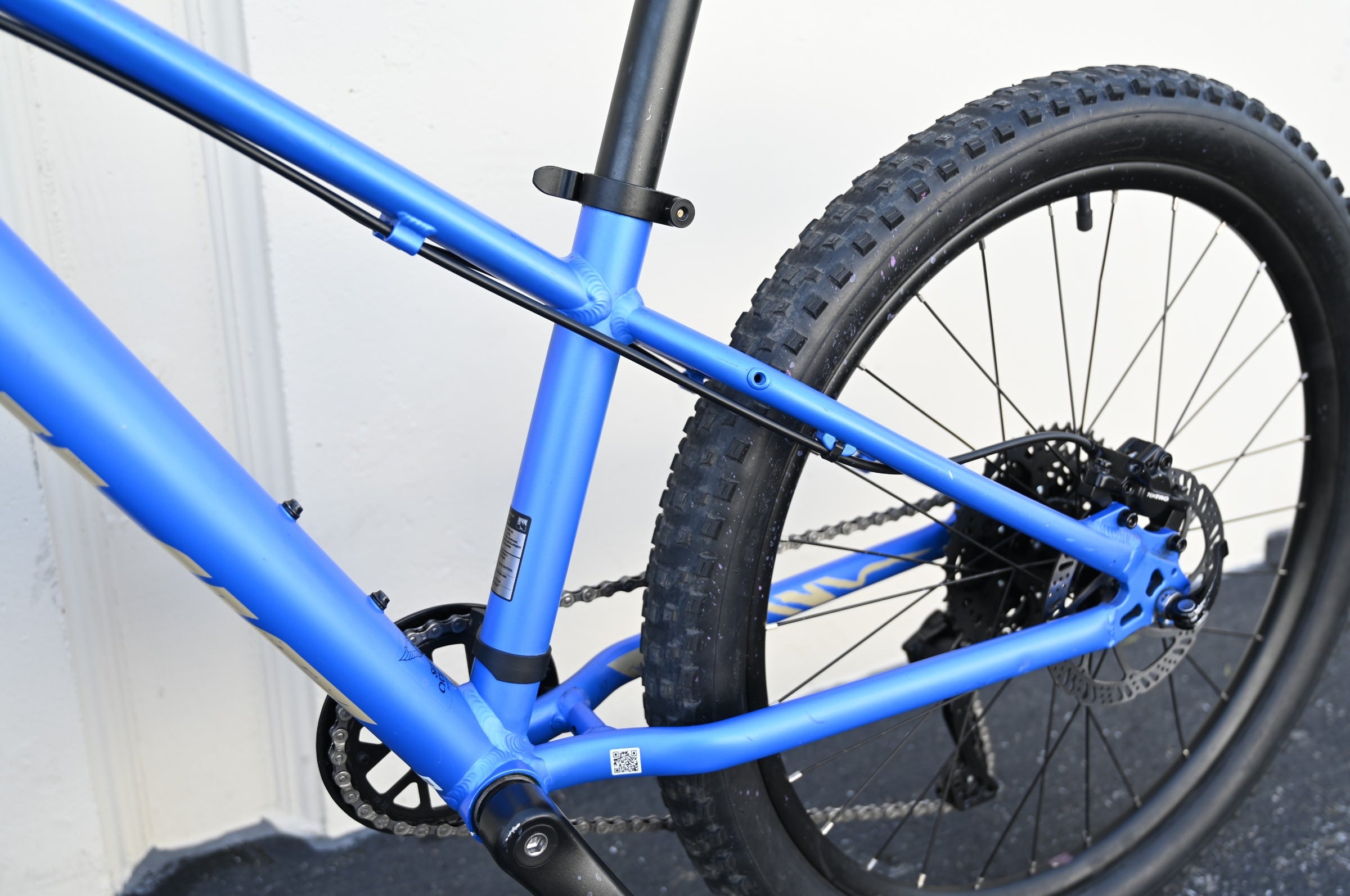 Giant STP 24 Dirt Jump MTB with Disc Brakes and Wide Tires blue