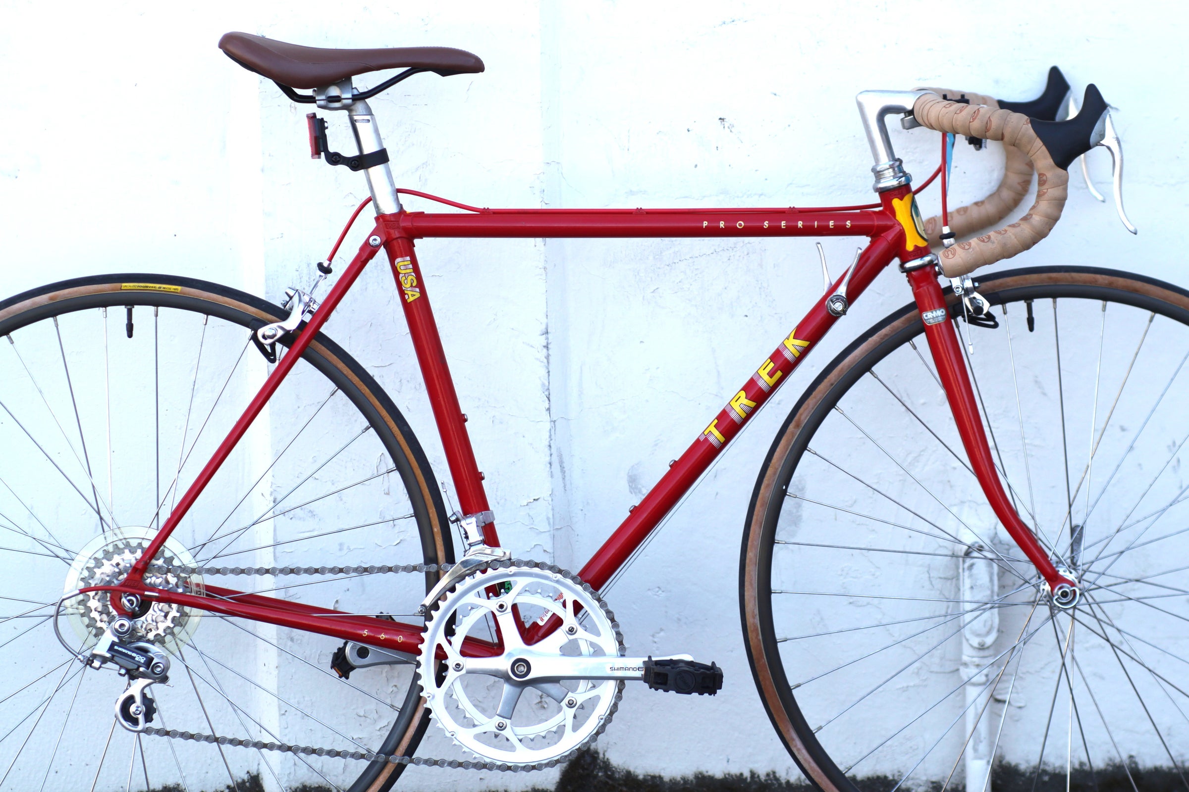 Trek 560 Pro Series Vintage Lugged Steel Road Bike - Fully