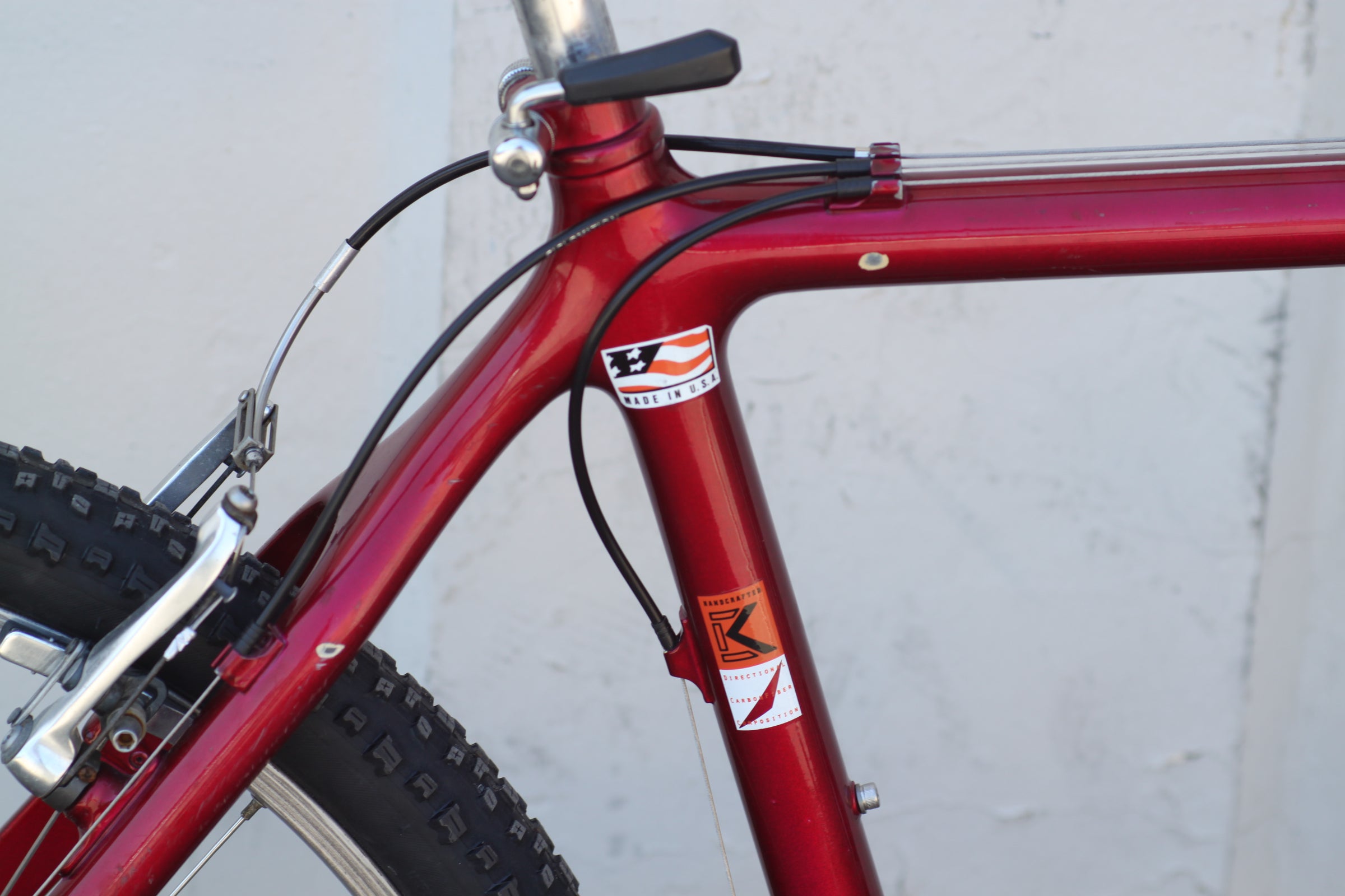 Kestrel CSX Carbon Composite Vintage MTB with Shimano LX, Manitou