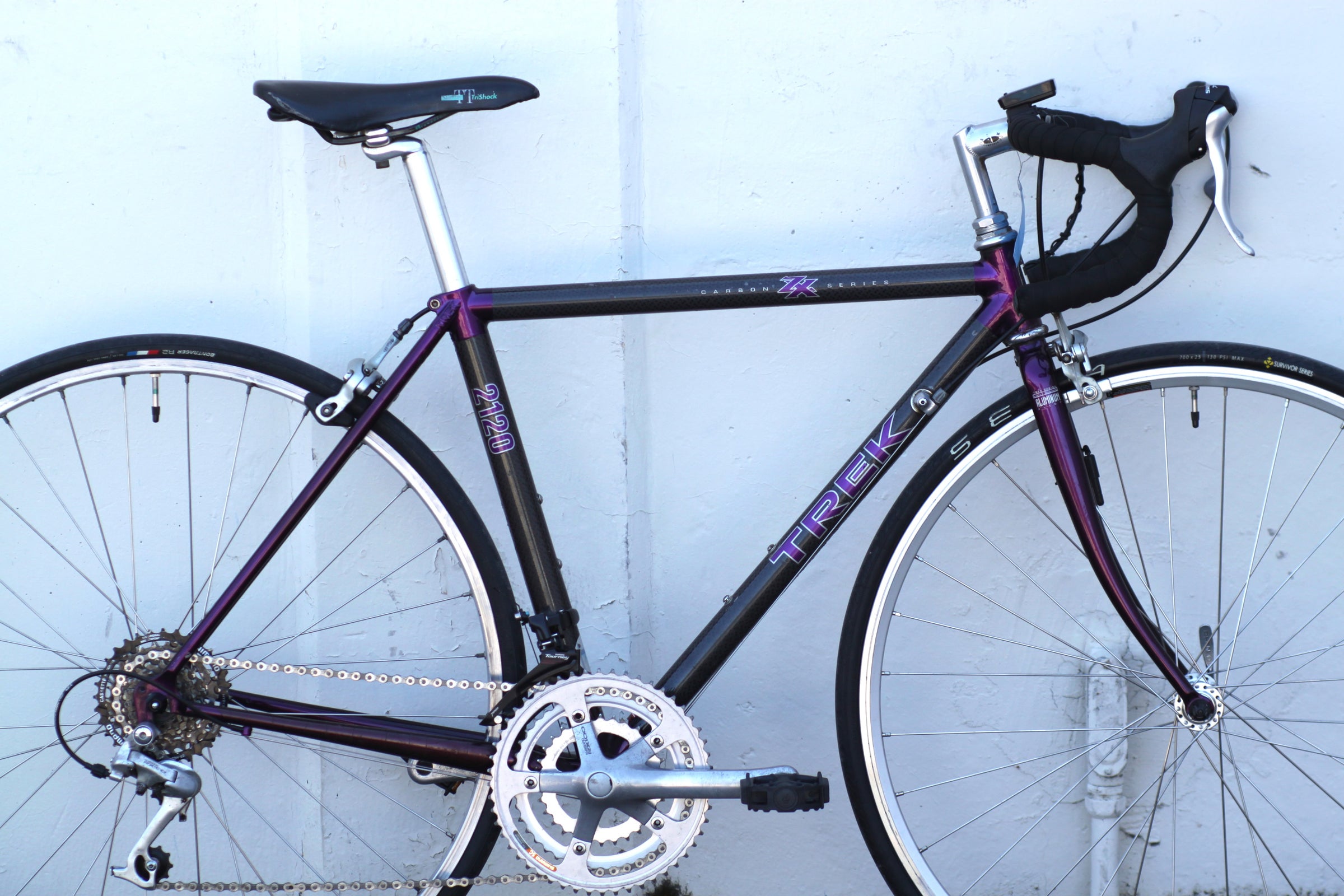 Trek 2100 ZX Carbon Series Road Bike black/blue - TLIL