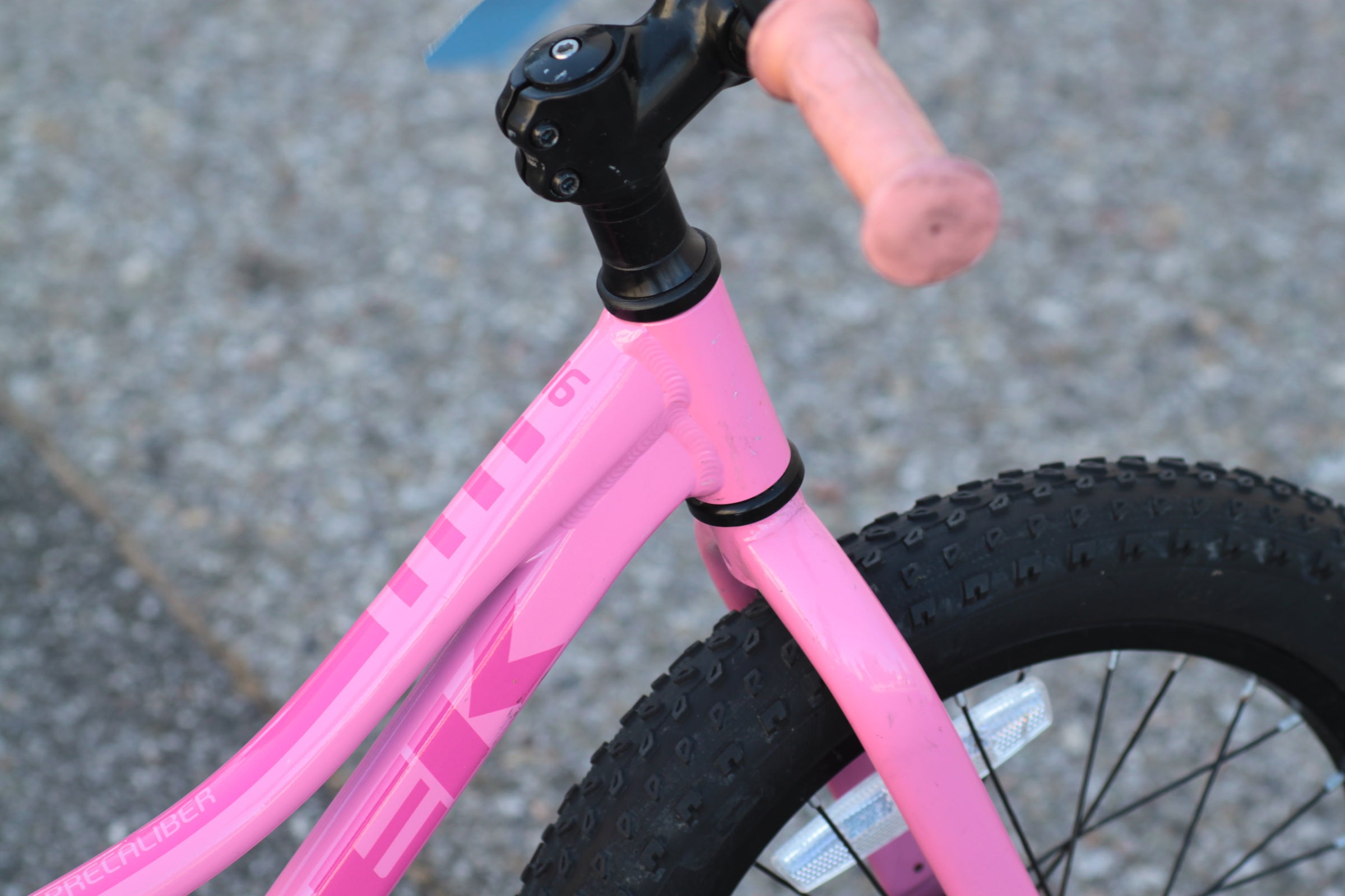 Trek Precaliber 16 Kid's Bike with 16” Wheels, Wide Tires pink