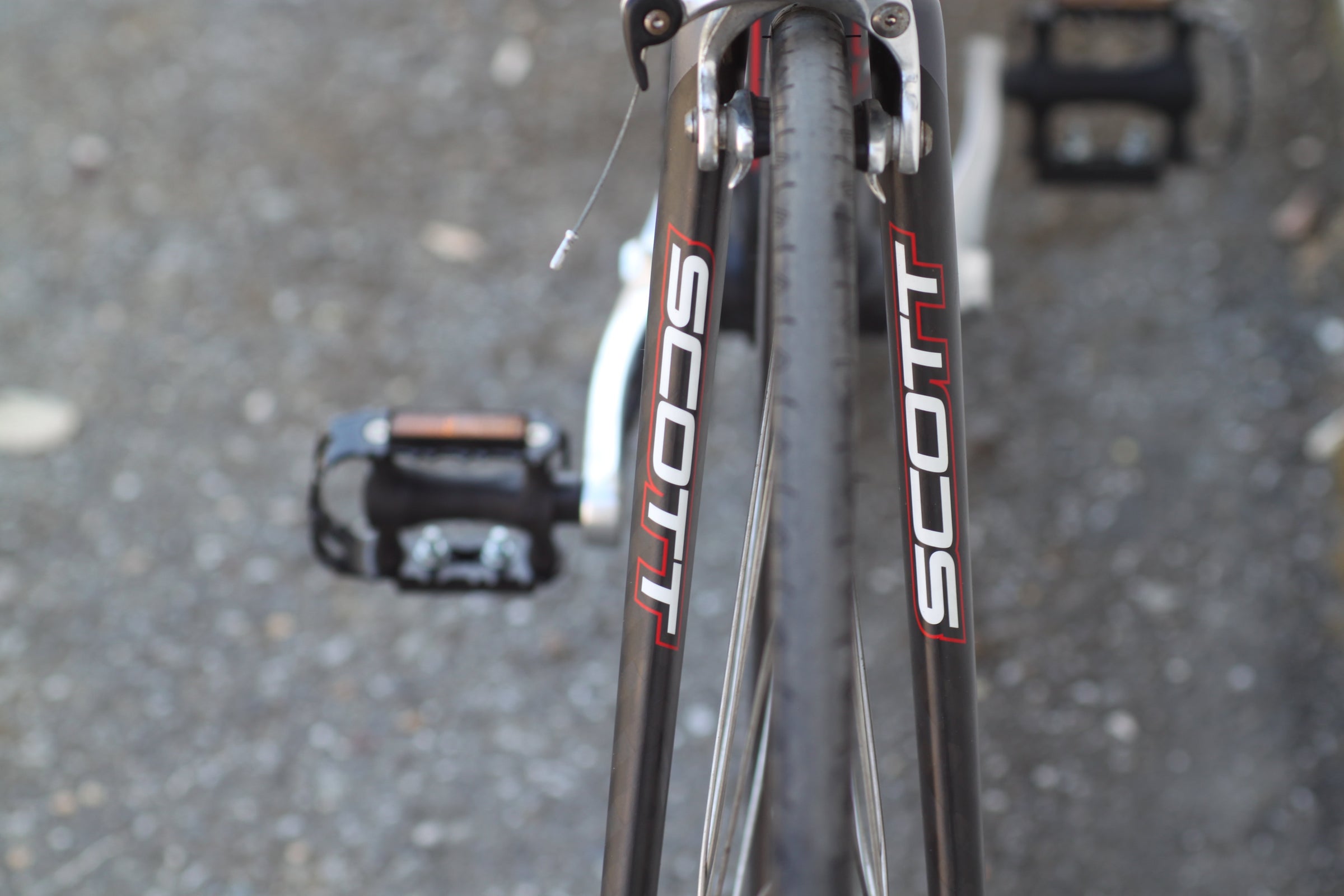 Scott Speedster S50 Road Bike with Carbon Fork - Lightweight gray