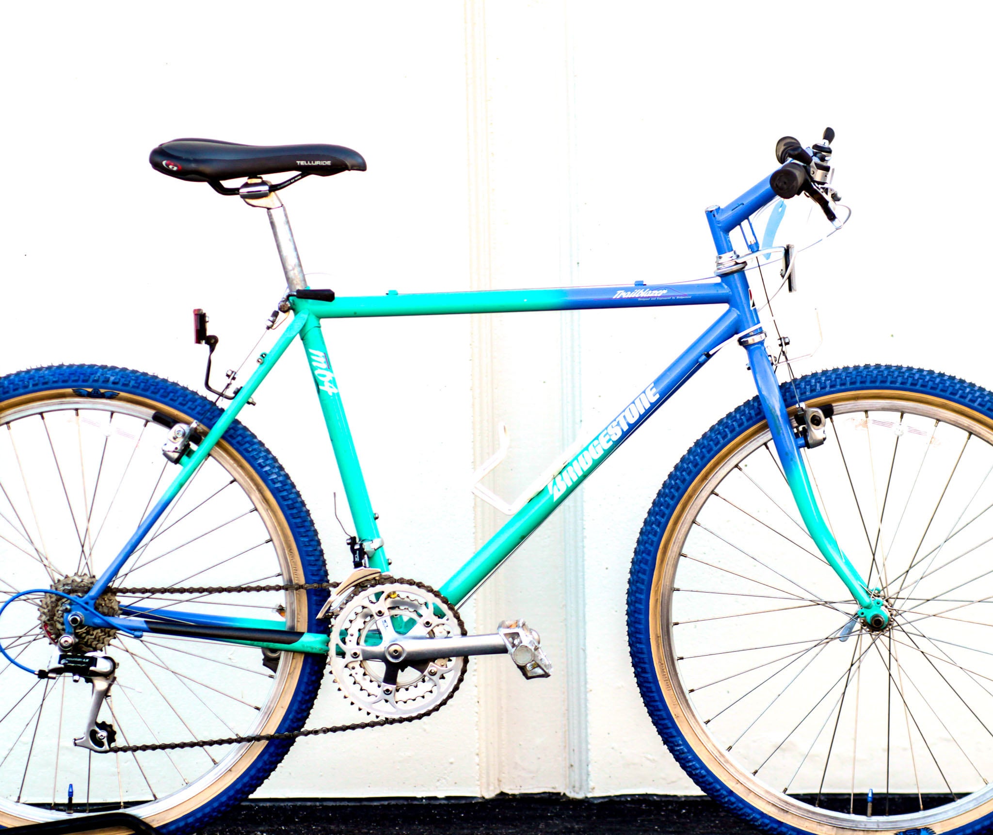 Bridgestone MB4 Trailblazer Vintage Steel MTB Hardtail blue/green