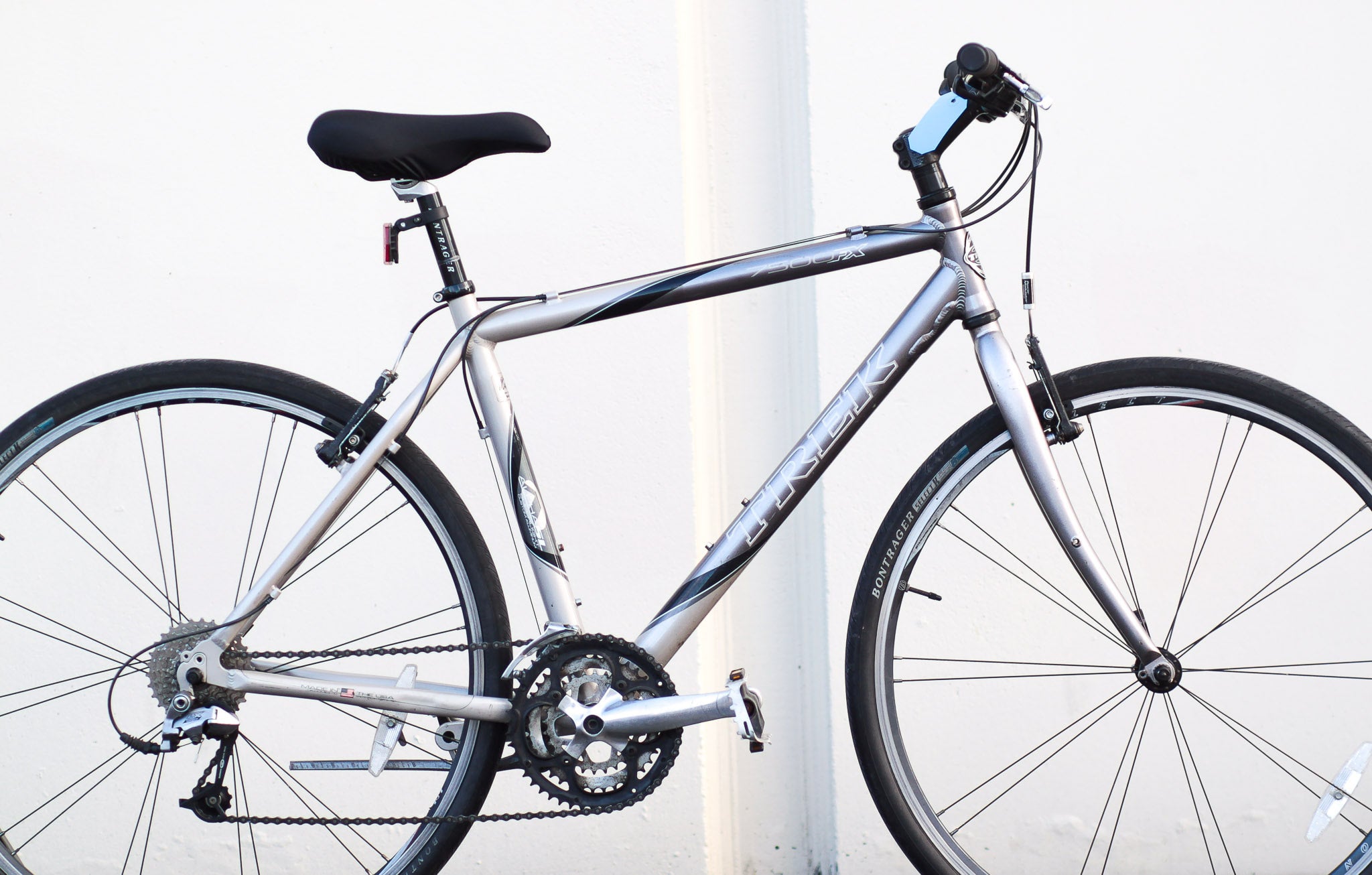 Trek 7500 FX Commuter Hybrid Bike - Aluminum Frame silver - VGPB