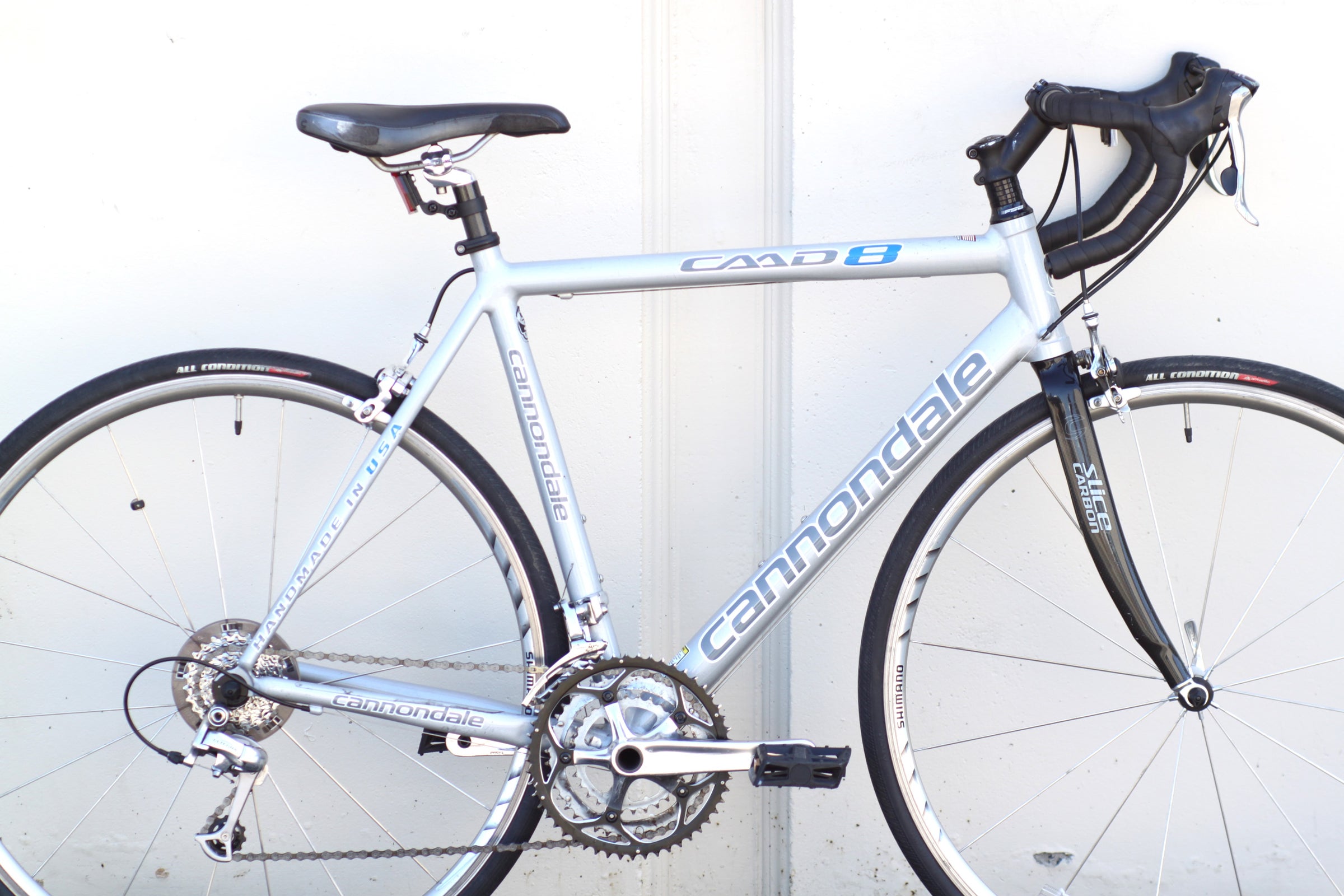 Cannondale CAAD8 Road Bike with Slice Carbon Fork 54cm gray - XBRG