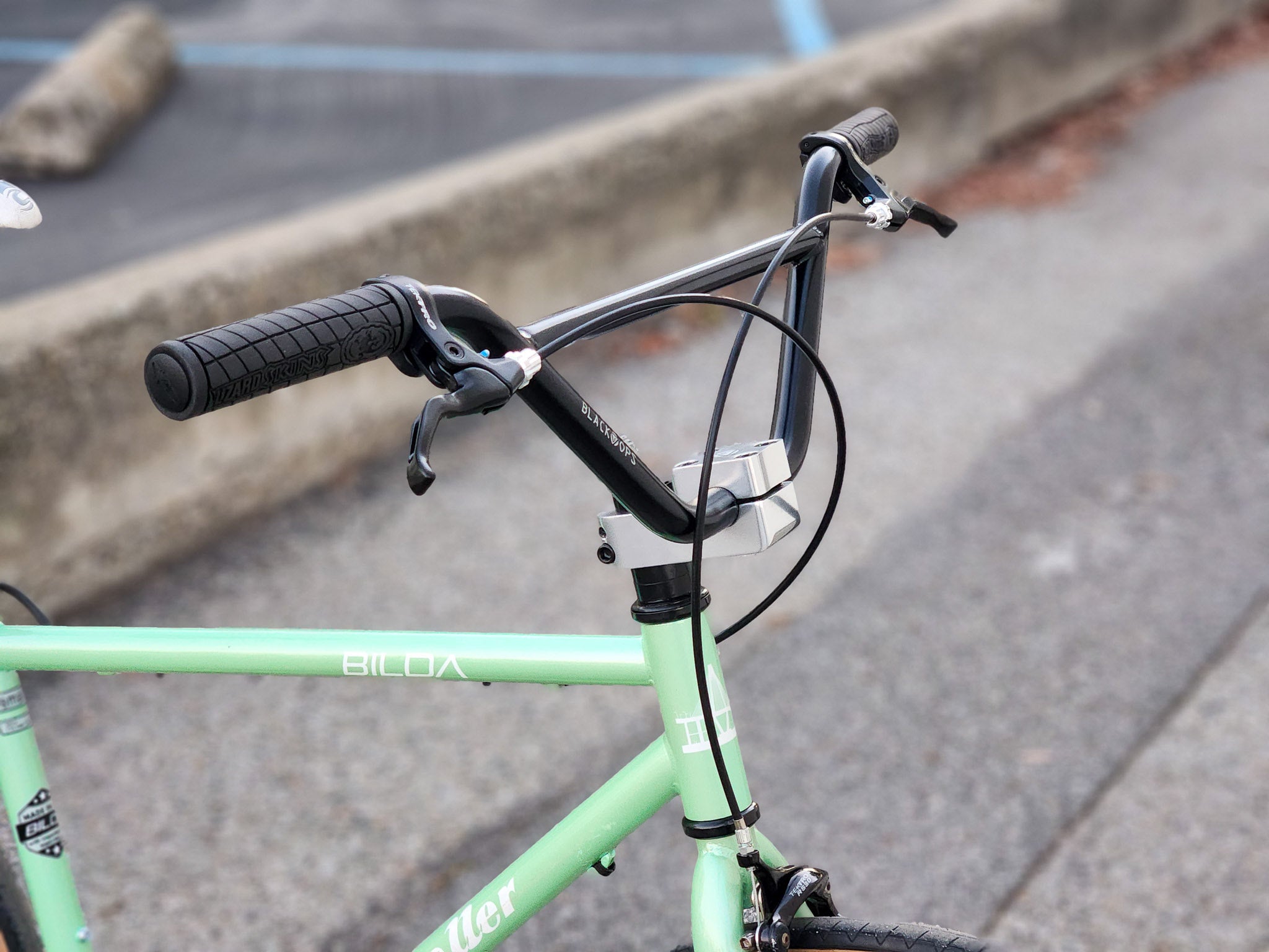 Fixie Small Handlebar Fixed Gear Bike Curved Handlebars White