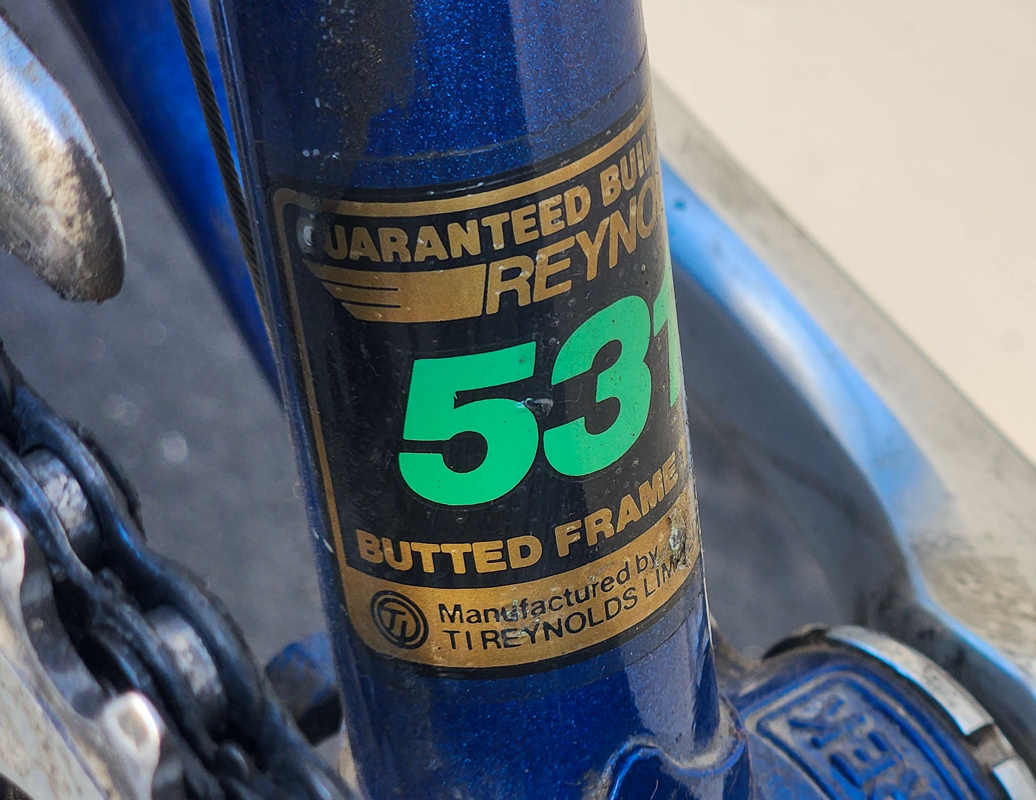 Trek 620 Touring Bike with Reynolds 531 AS-IS Metallic Blue - LHEL