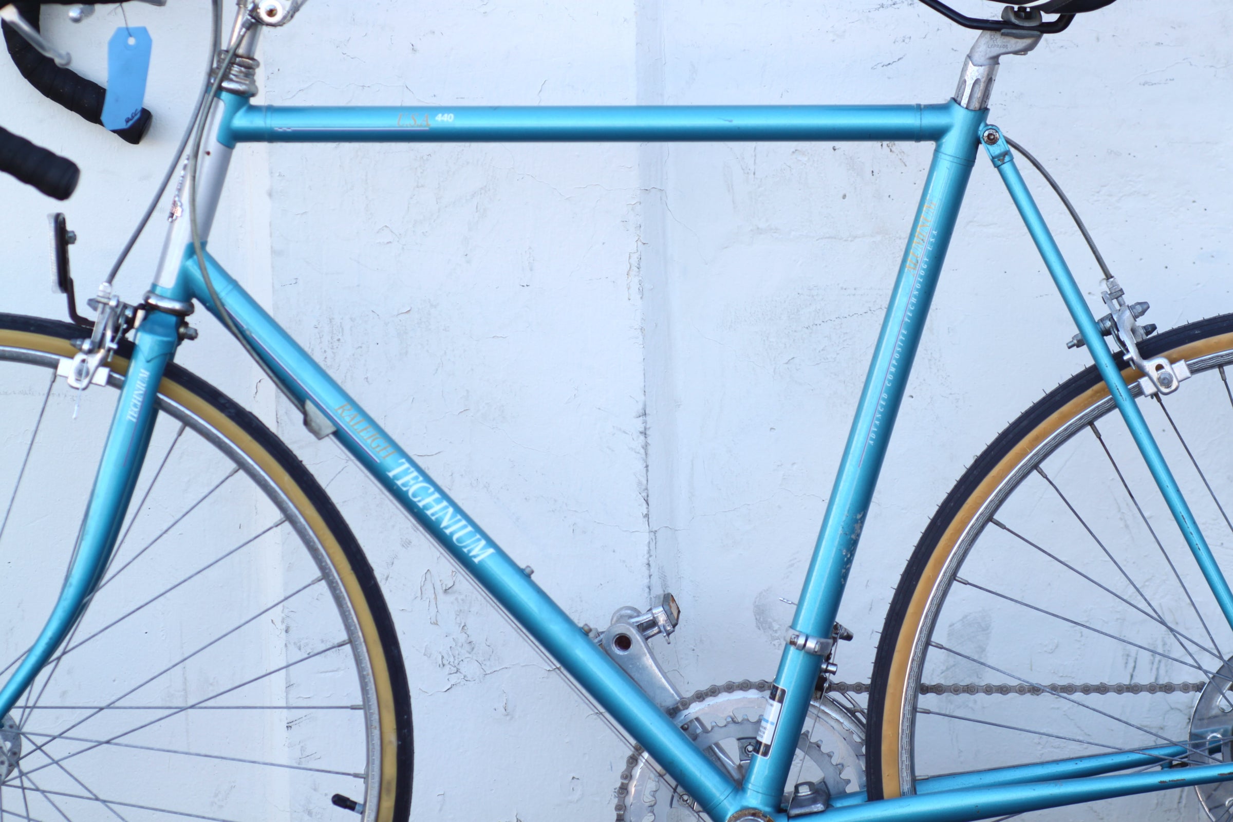 Cadre Vélo Route Raleigh Technium 440 1985 - Taille 59 Cm - Acier/Alu - Occasion à Rénover